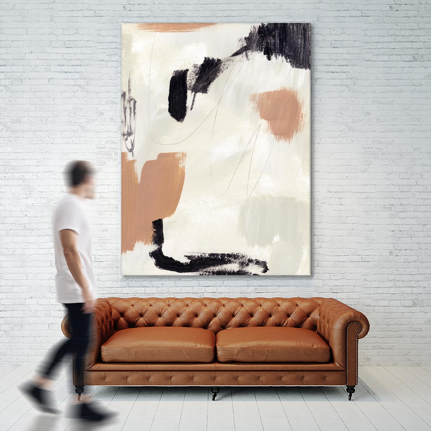 Dialogue II by Victoria Barnes on GIANT ART - grey abstract abstract