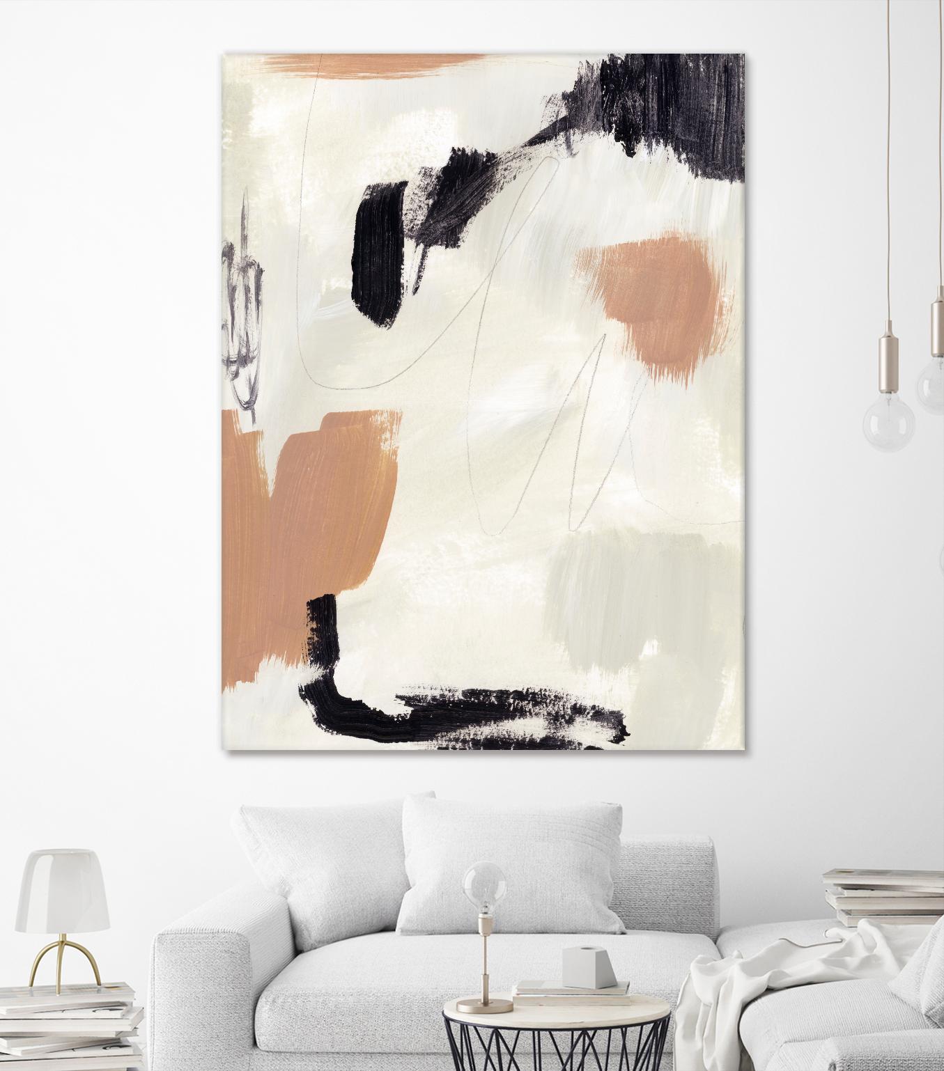 Dialogue II by Victoria Barnes on GIANT ART - grey abstract abstract