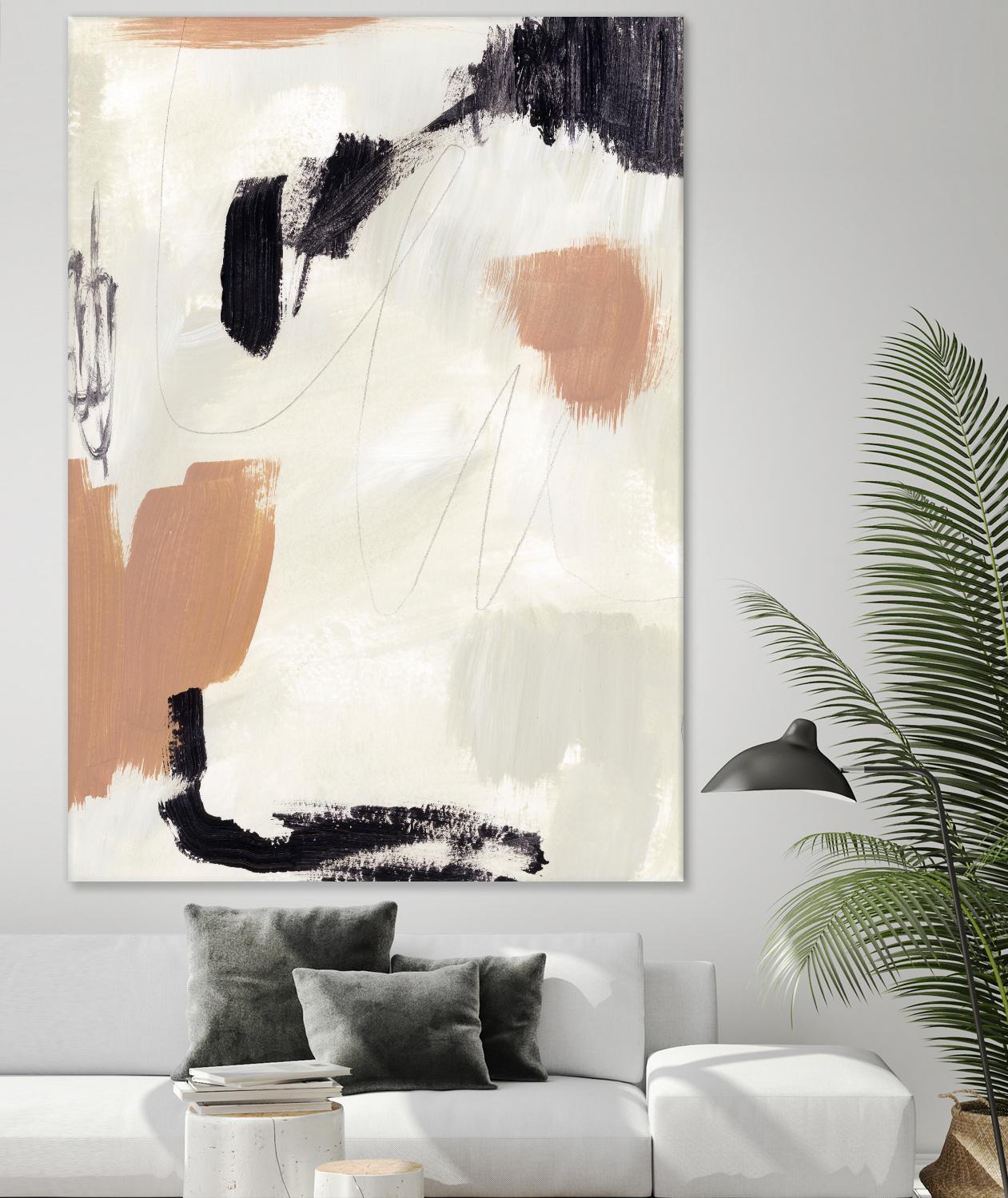 Dialogue II by Victoria Barnes on GIANT ART - grey abstract abstract