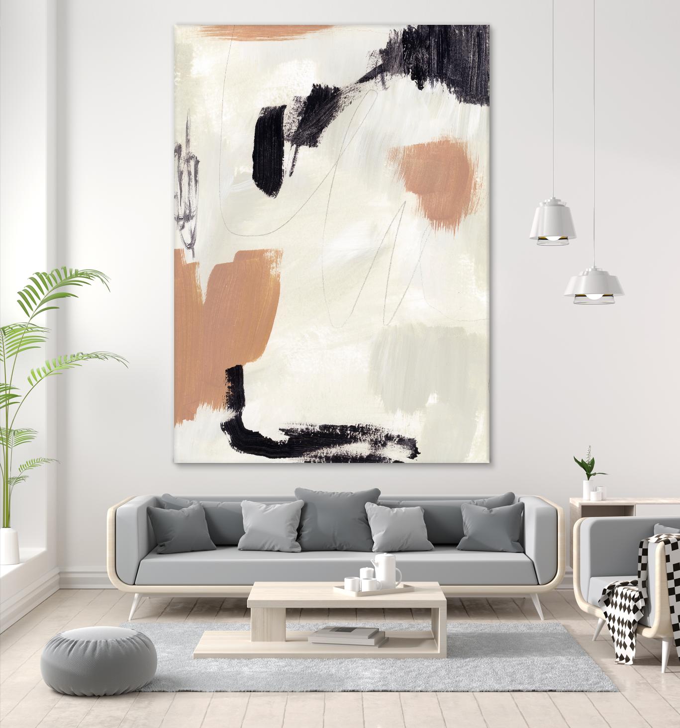 Dialogue II by Victoria Barnes on GIANT ART - grey abstract abstract