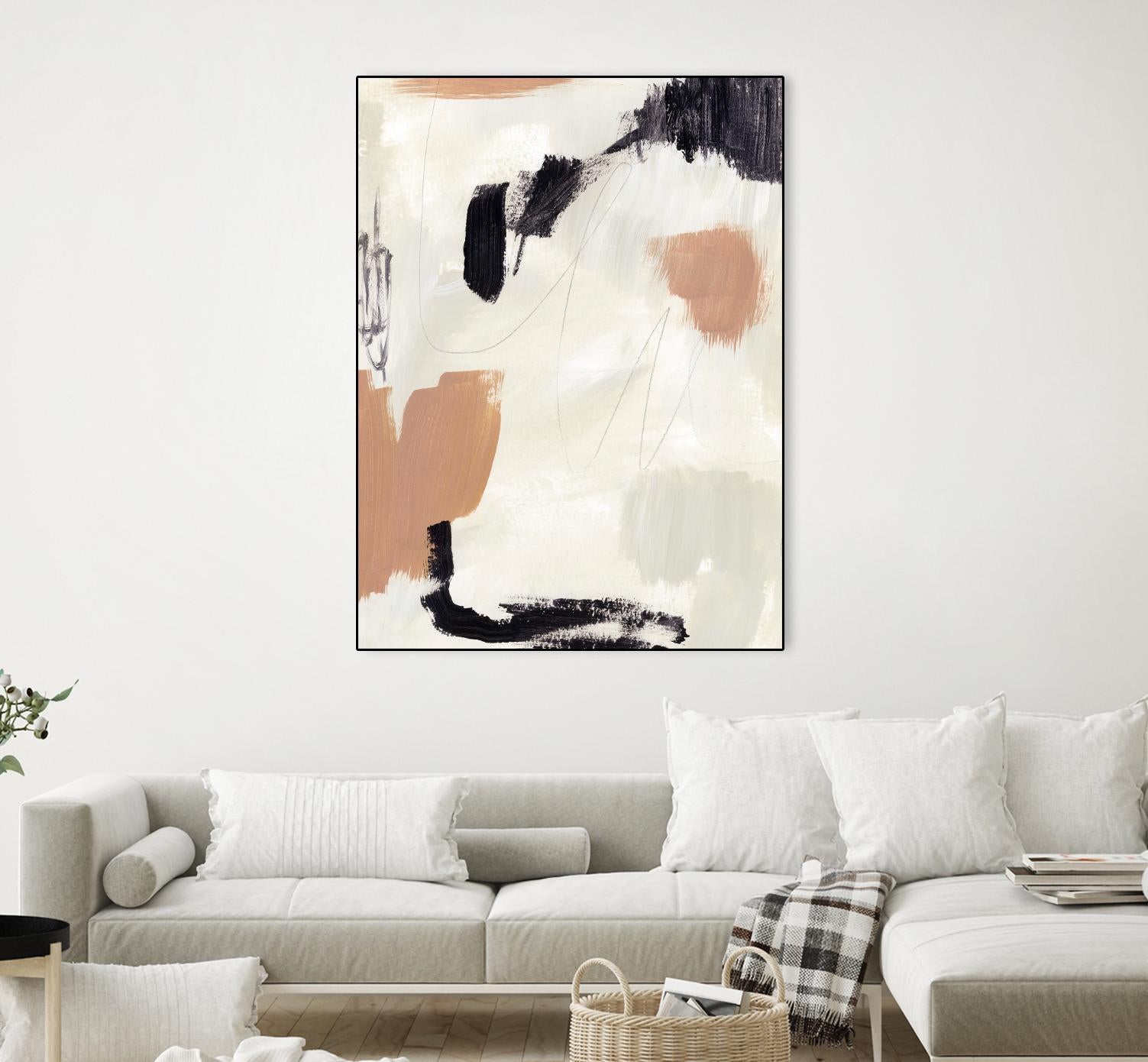 Dialogue II by Victoria Barnes on GIANT ART - grey abstract abstract