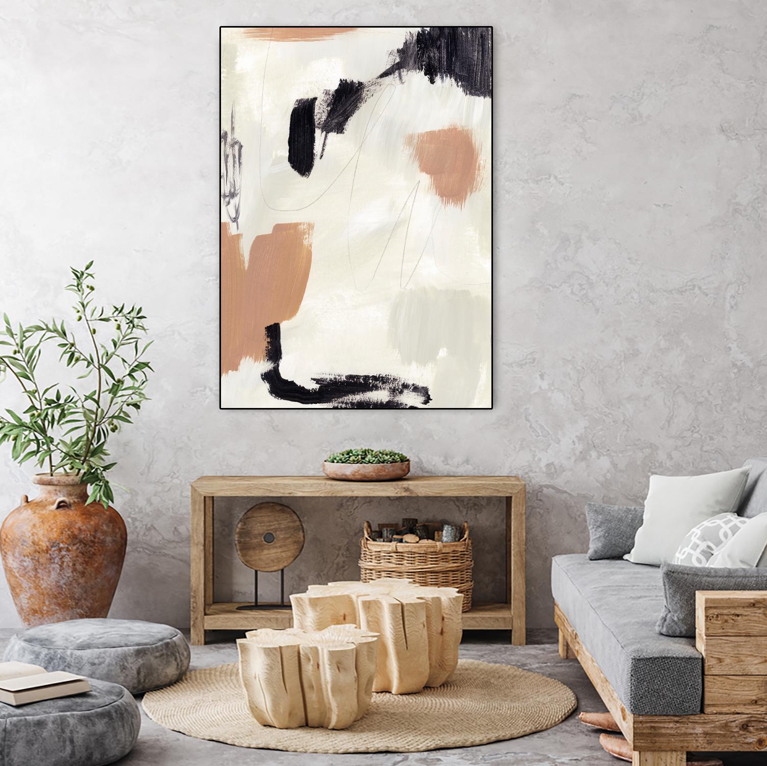 Dialogue II by Victoria Barnes on GIANT ART - grey abstract abstract