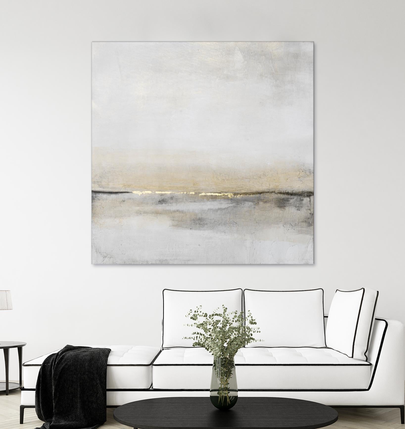 Horizontal Flow I by Tim OToole on GIANT ART - gold abstract abstract