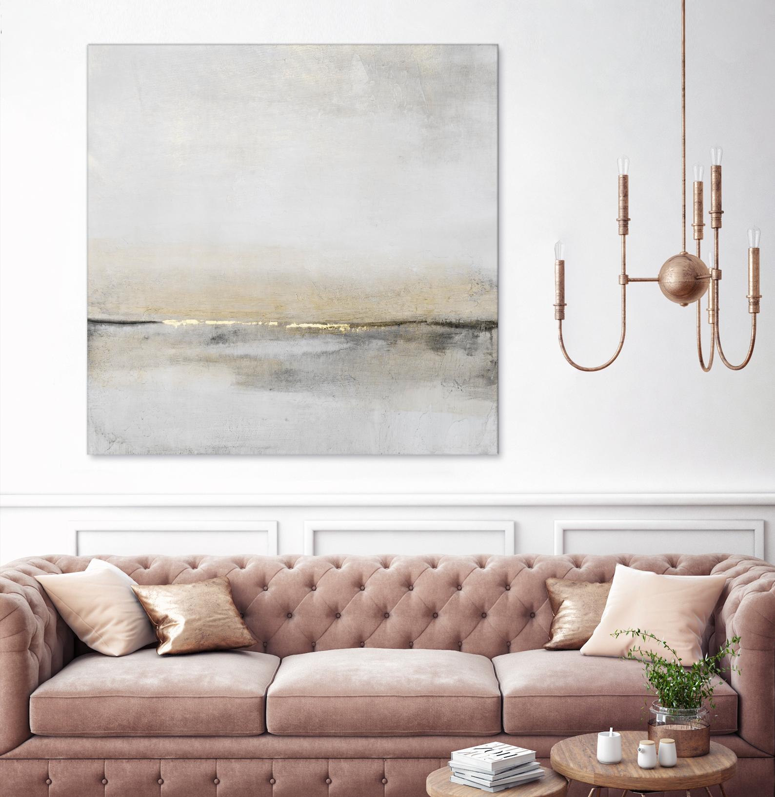 Horizontal Flow I by Tim OToole on GIANT ART - gold abstract abstract