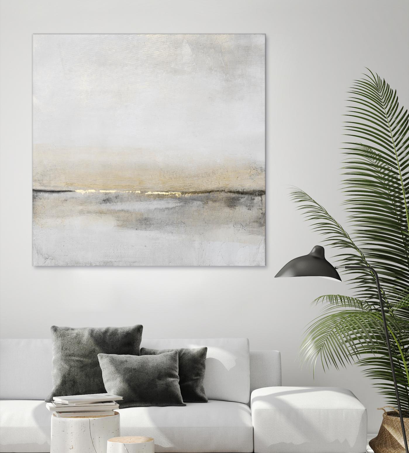 Horizontal Flow I by Tim OToole on GIANT ART - gold abstract abstract