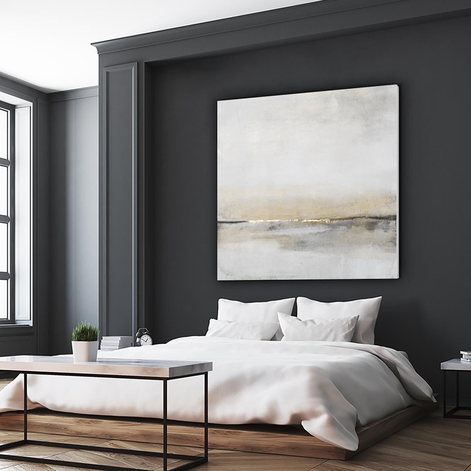 Horizontal Flow I by Tim OToole on GIANT ART - gold abstract abstract