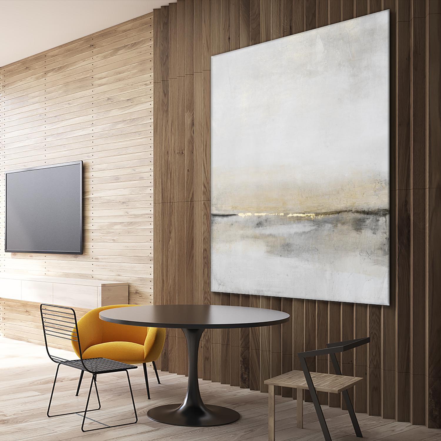 Horizontal Flow I by Tim OToole on GIANT ART - gold abstract abstract