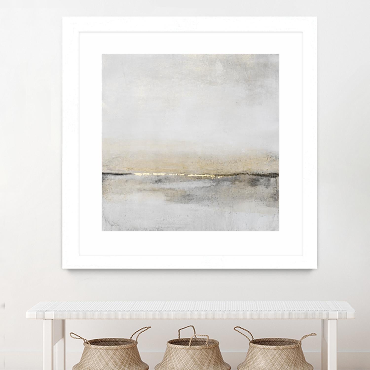 Horizontal Flow I by Tim OToole on GIANT ART - gold abstract abstract