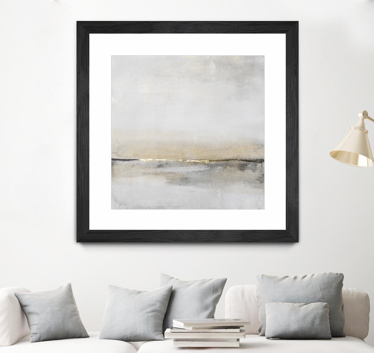 Horizontal Flow I by Tim OToole on GIANT ART - gold abstract abstract