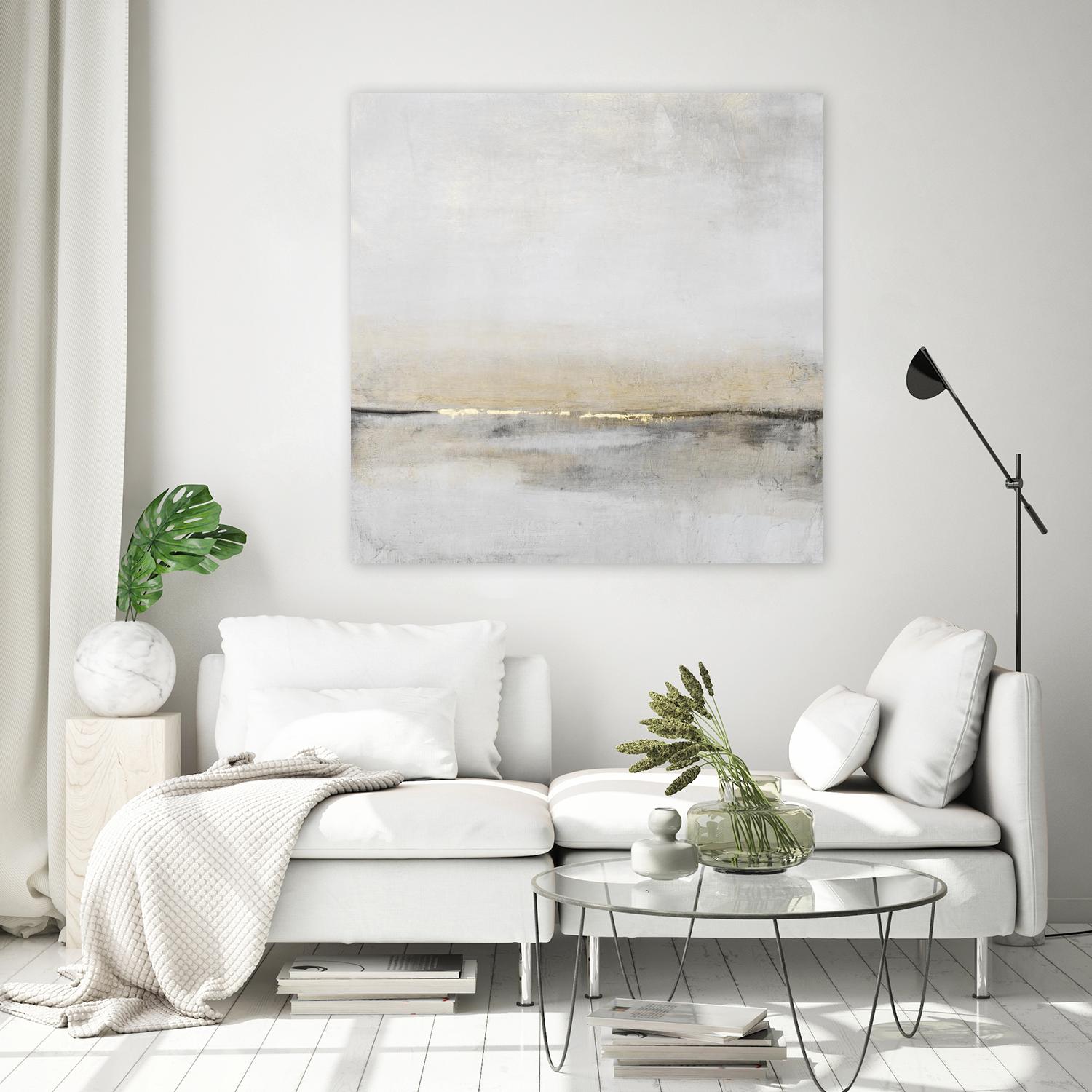 Horizontal Flow I by Tim OToole on GIANT ART - gold abstract abstract