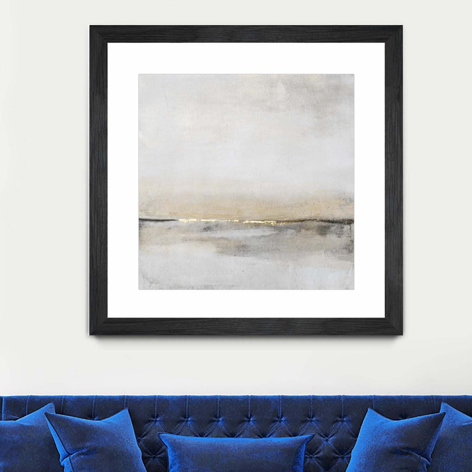 Horizontal Flow I by Tim OToole on GIANT ART - gold abstract abstract