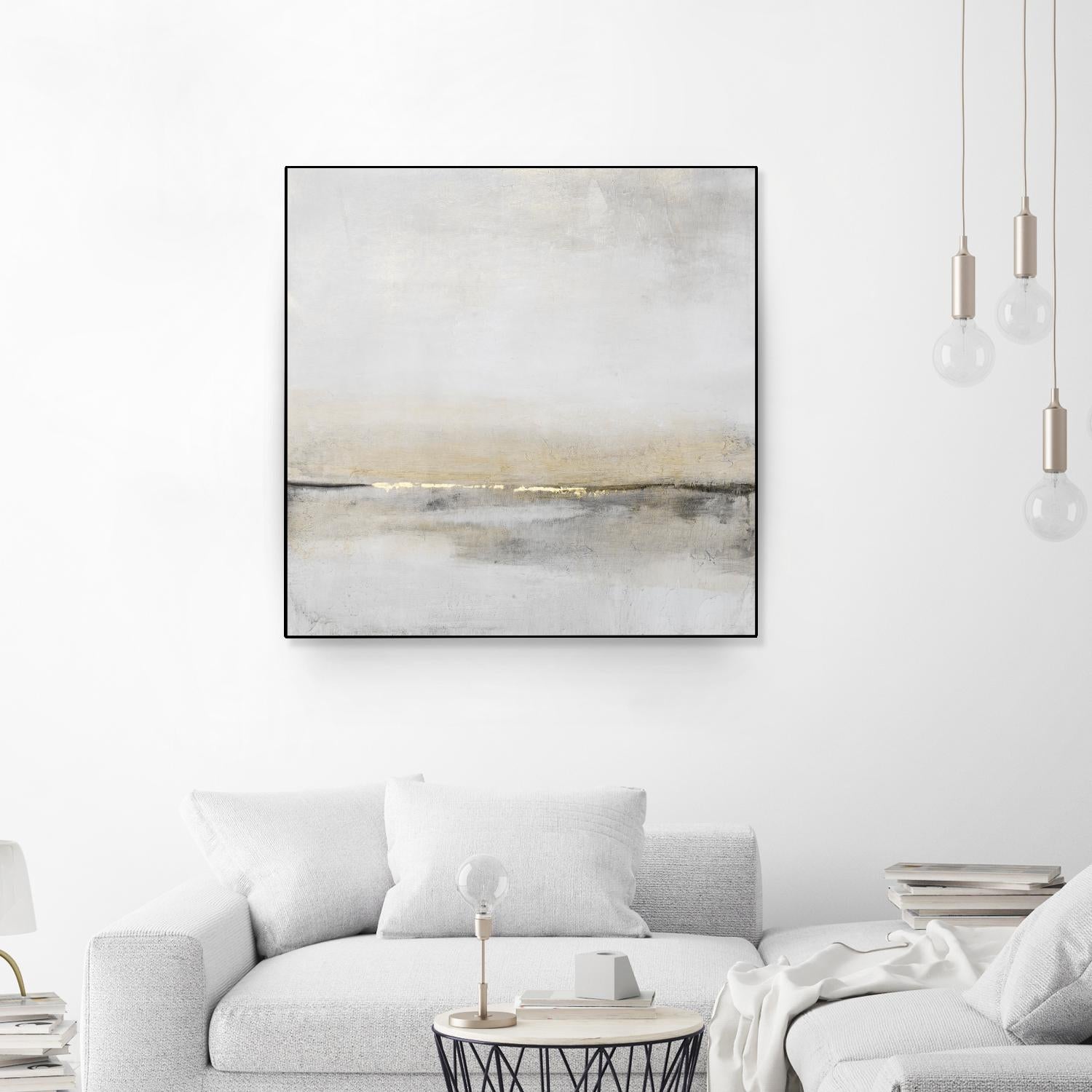 Horizontal Flow I by Tim OToole on GIANT ART - gold abstract abstract