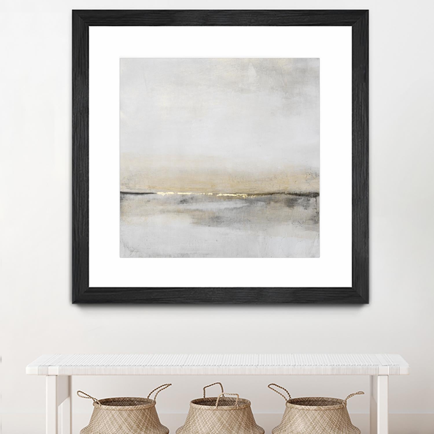 Horizontal Flow I by Tim OToole on GIANT ART - gold abstract abstract