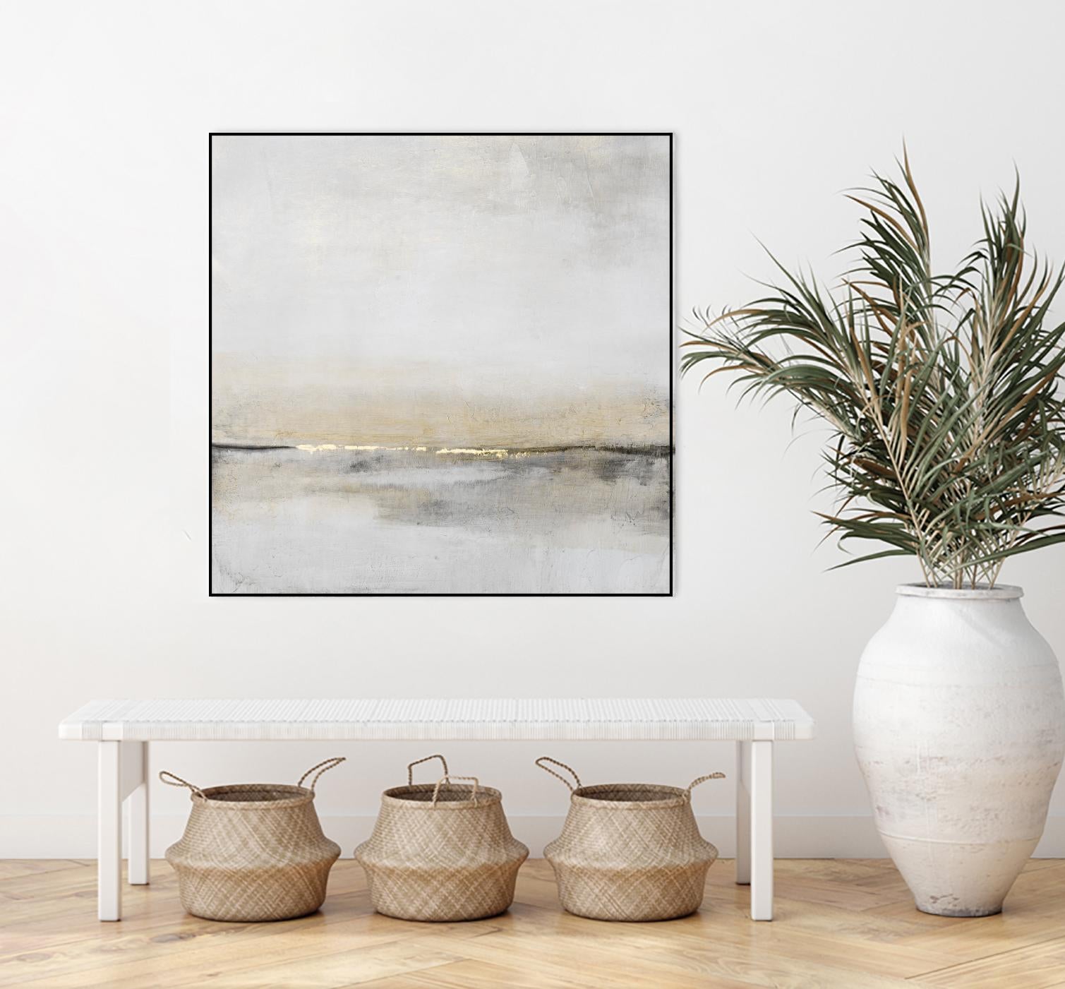 Horizontal Flow I by Tim OToole on GIANT ART - gold abstract abstract