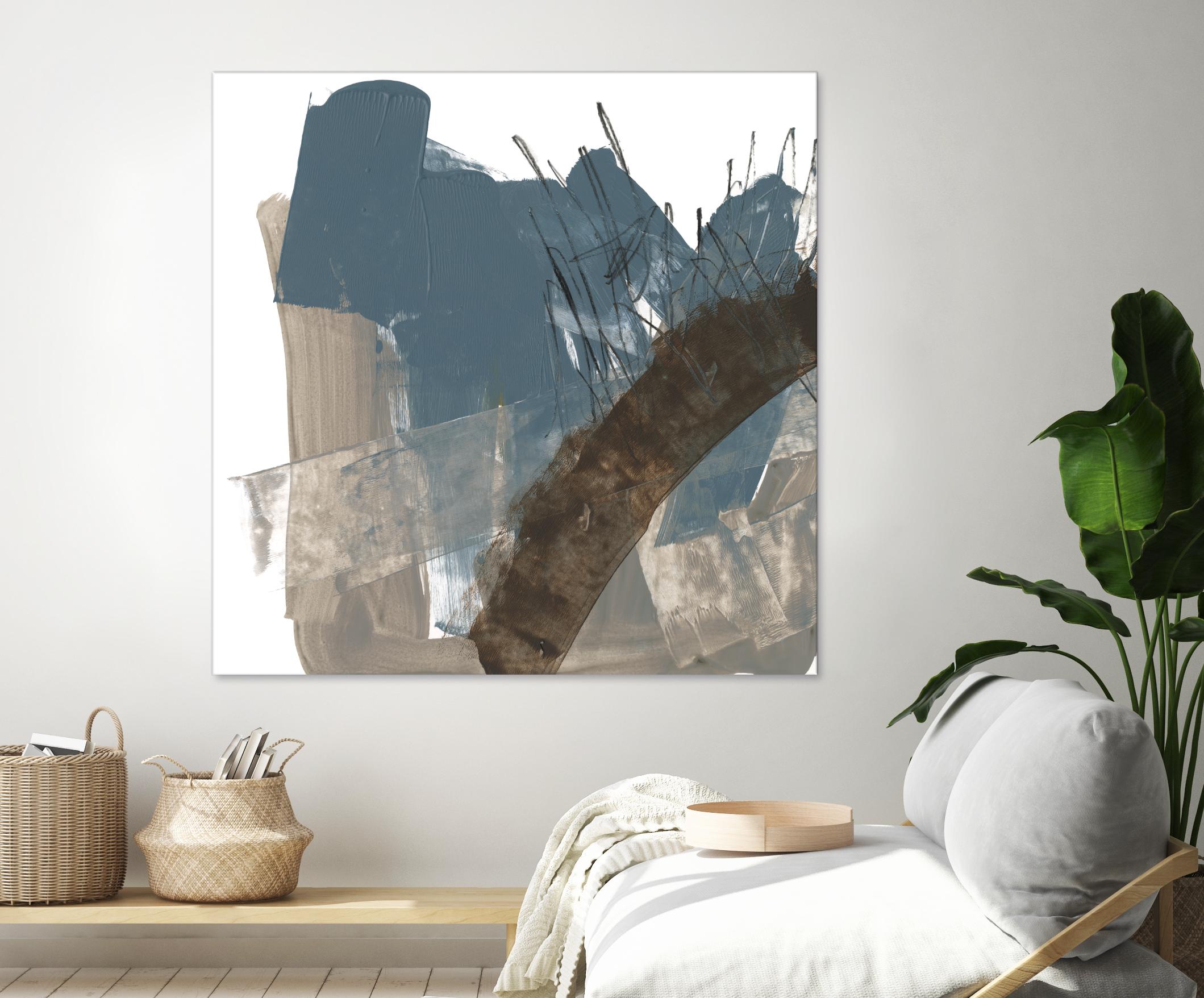 Neutral Arc I by Jennifer Goldberger on GIANT ART - white abstract abstract