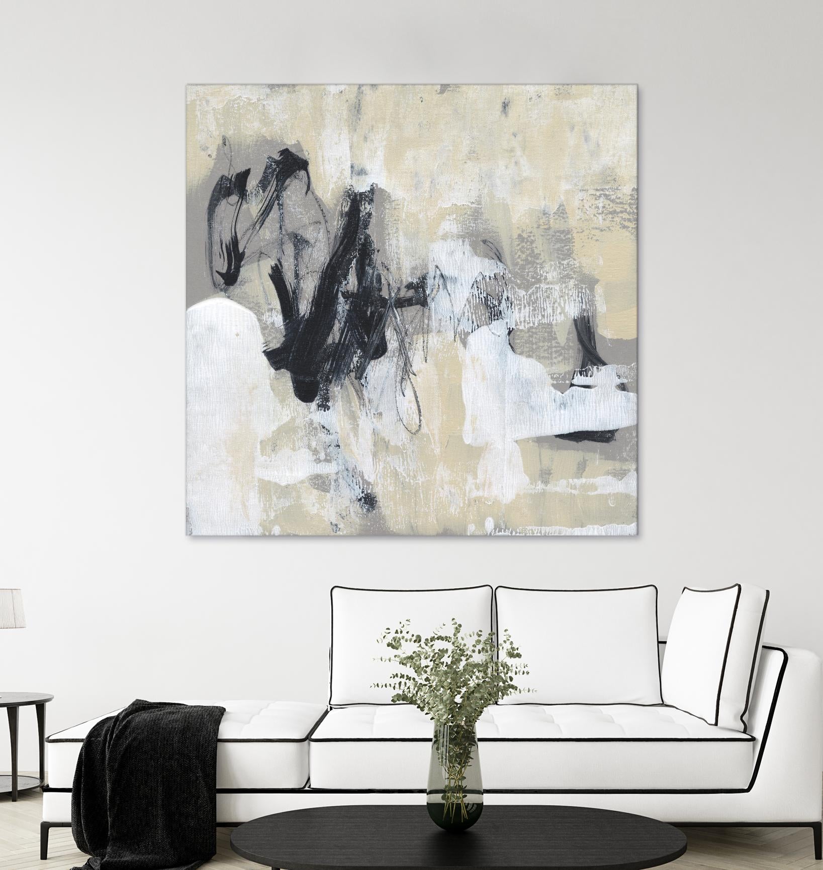 Neutral Exercise I by Jennifer Goldberger on GIANT ART - white abstract abstract