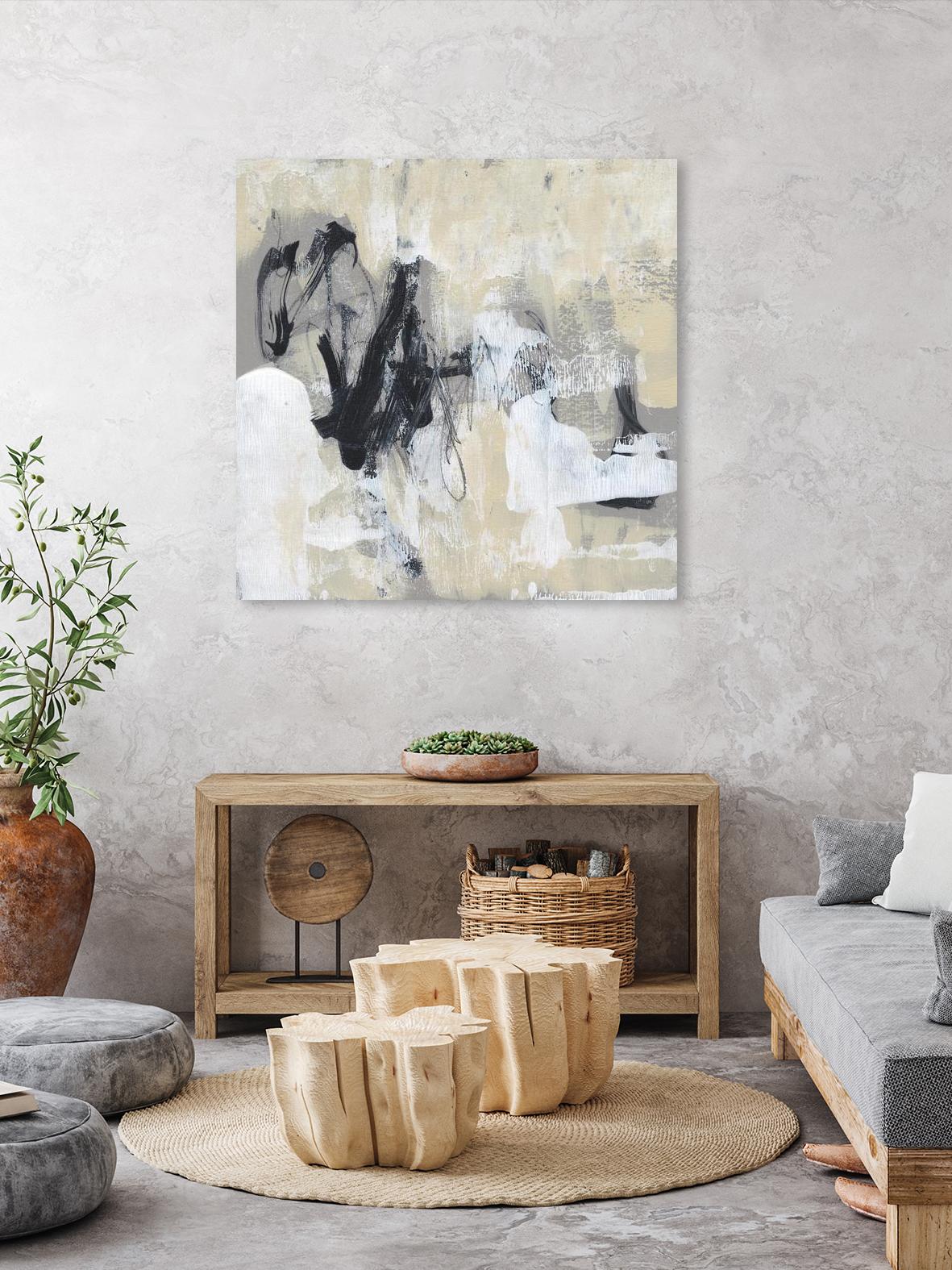 Neutral Exercise I by Jennifer Goldberger on GIANT ART - white abstract abstract