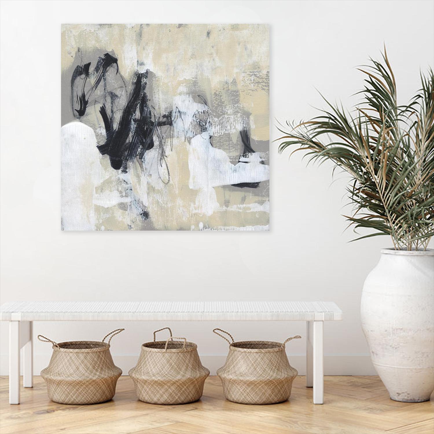 Neutral Exercise I by Jennifer Goldberger on GIANT ART - white abstract abstract