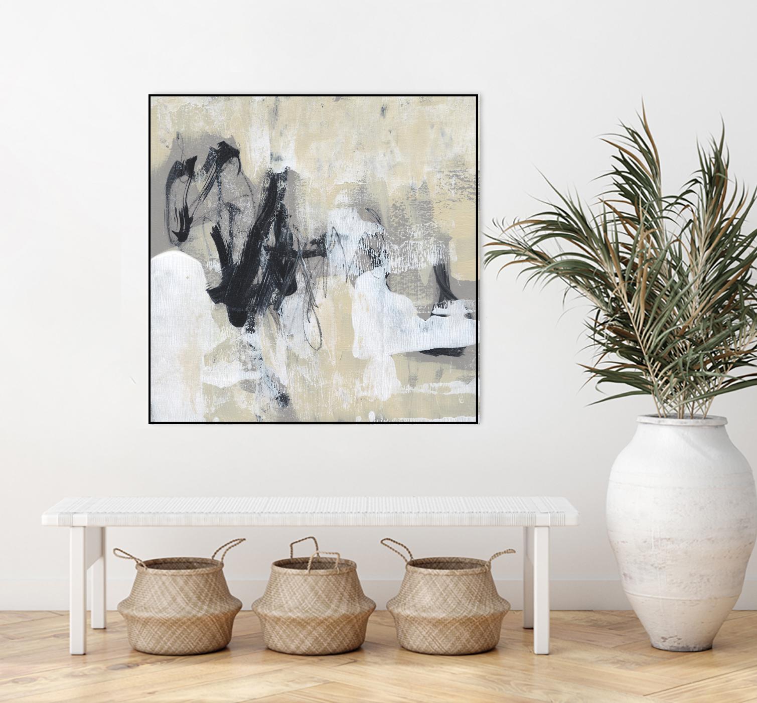 Neutral Exercise I by Jennifer Goldberger on GIANT ART - white abstract abstract