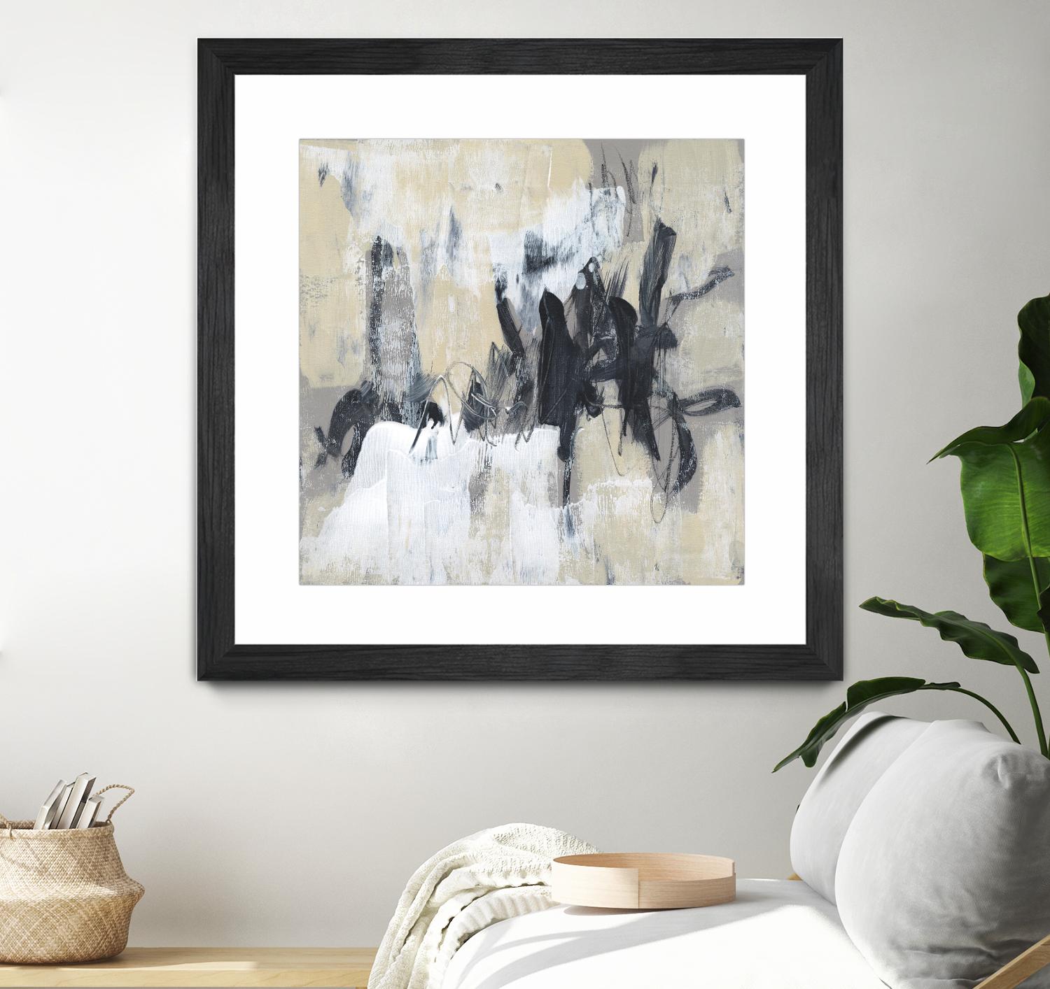 Neutral Exercise II by Jennifer Goldberger on GIANT ART - beige abstract abstract