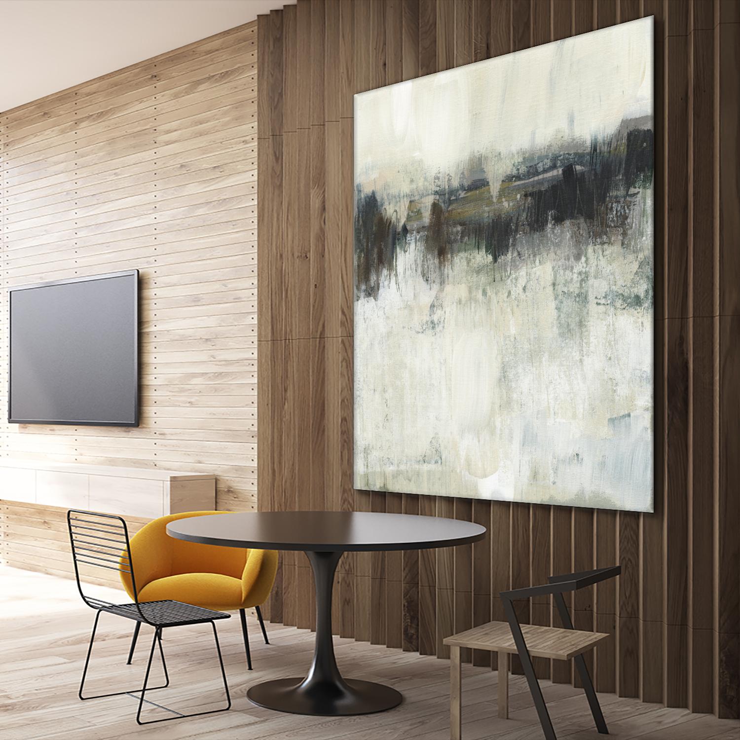 Neutral Horizon Line I by Jennifer Goldberger on GIANT ART - beige abstract abstract