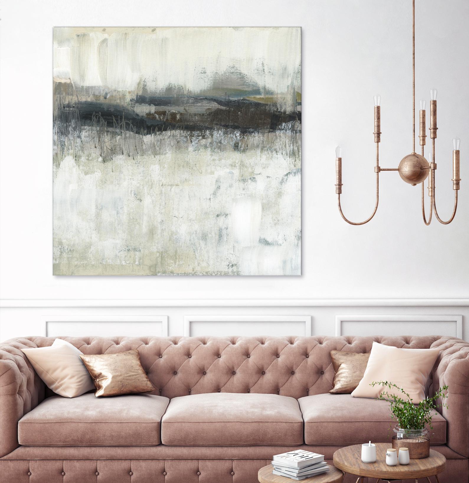Neutral Horizon Line II by Jennifer Goldberger on GIANT ART - beige abstract abstract