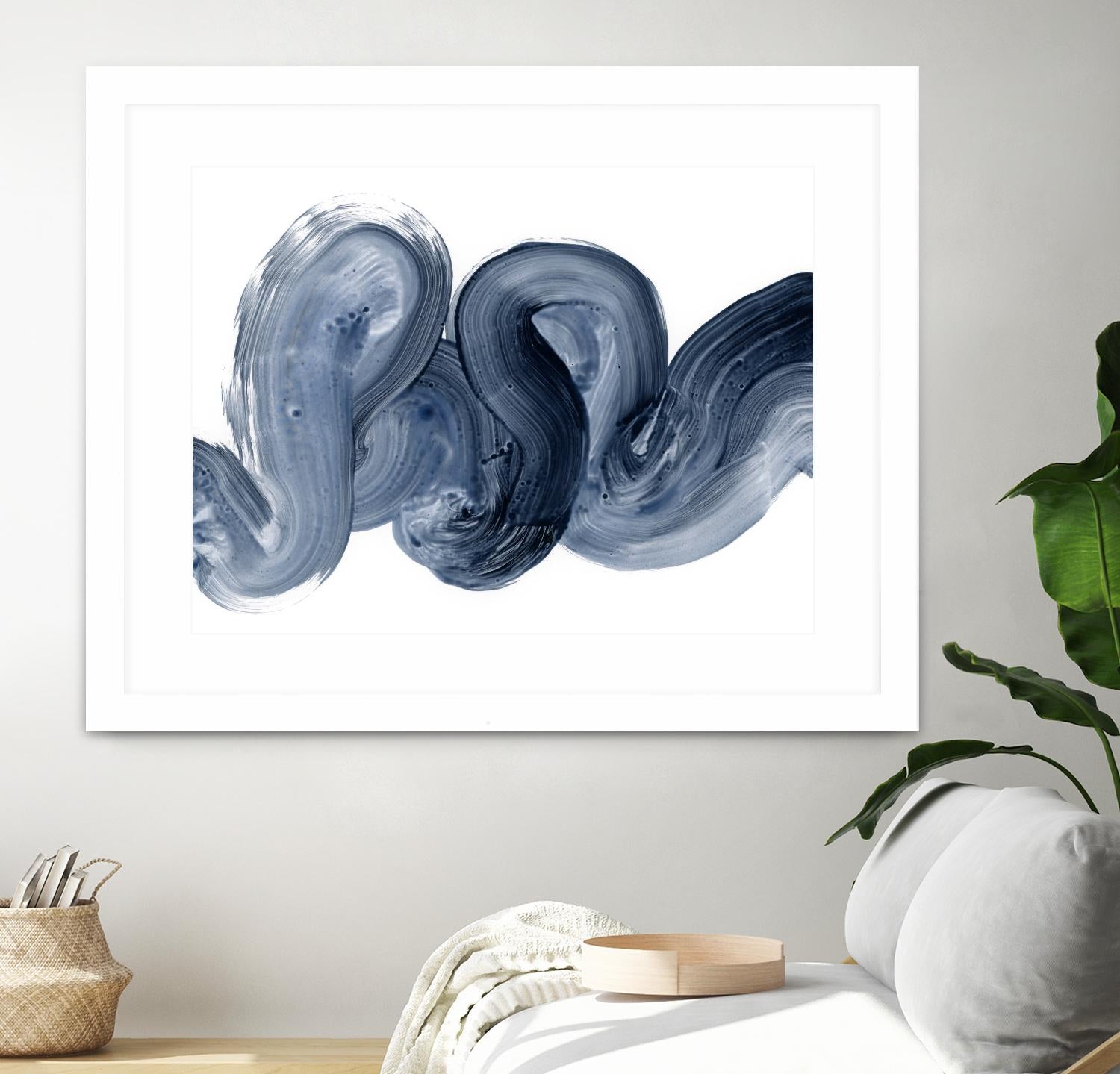 Offshore I by Victoria Barnes on GIANT ART - blue abstract abstract