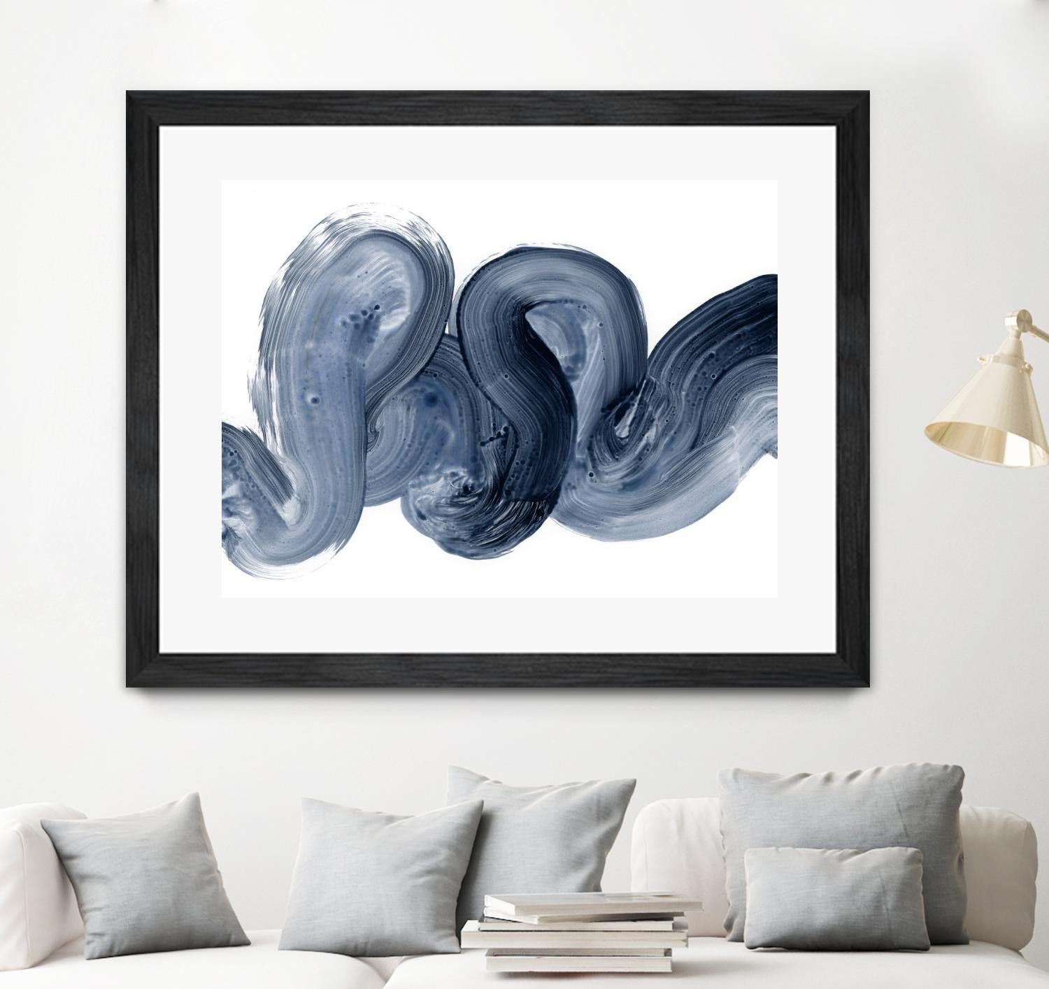 Offshore I by Victoria Barnes on GIANT ART - blue abstract abstract