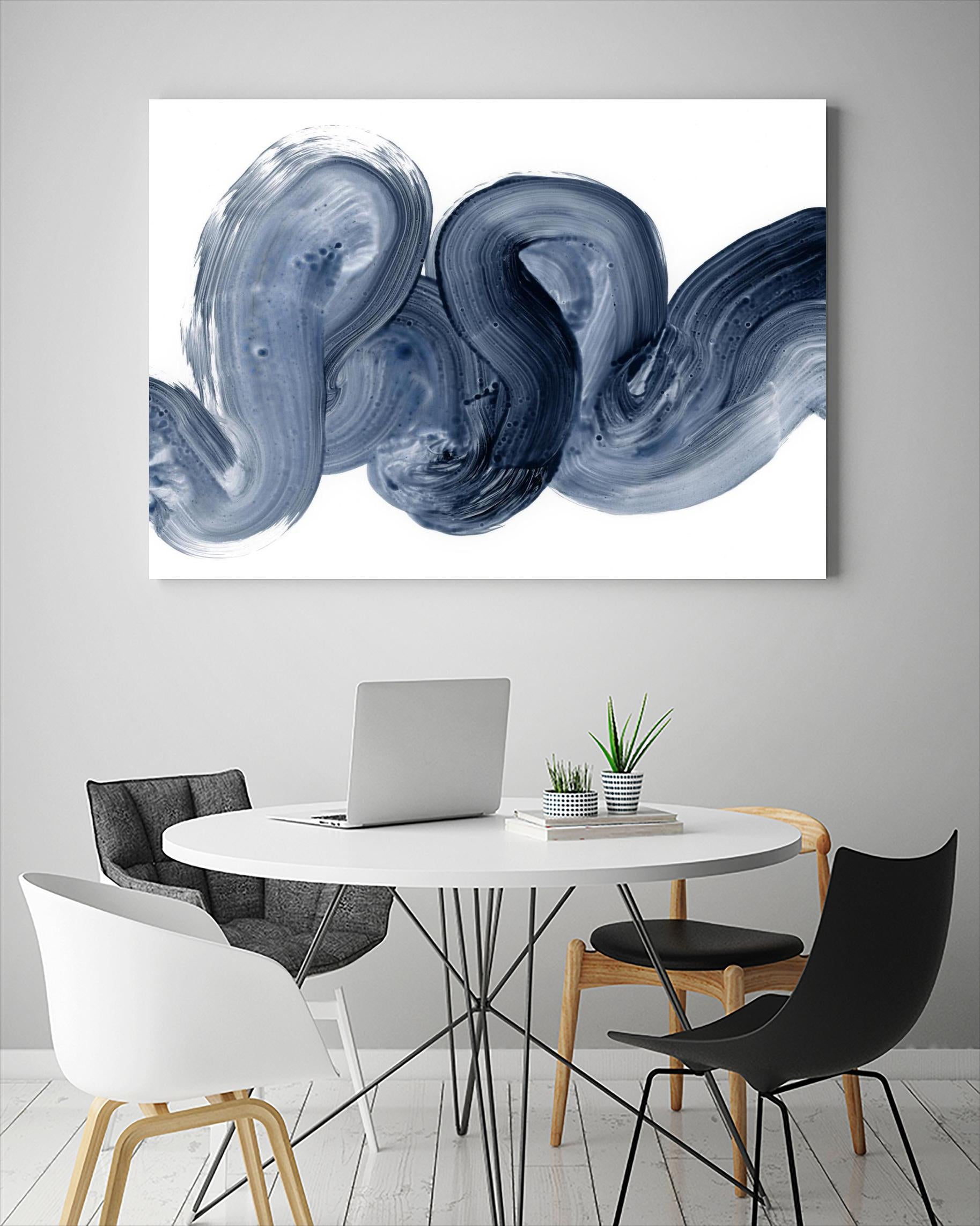 Offshore I by Victoria Barnes on GIANT ART - blue abstract abstract