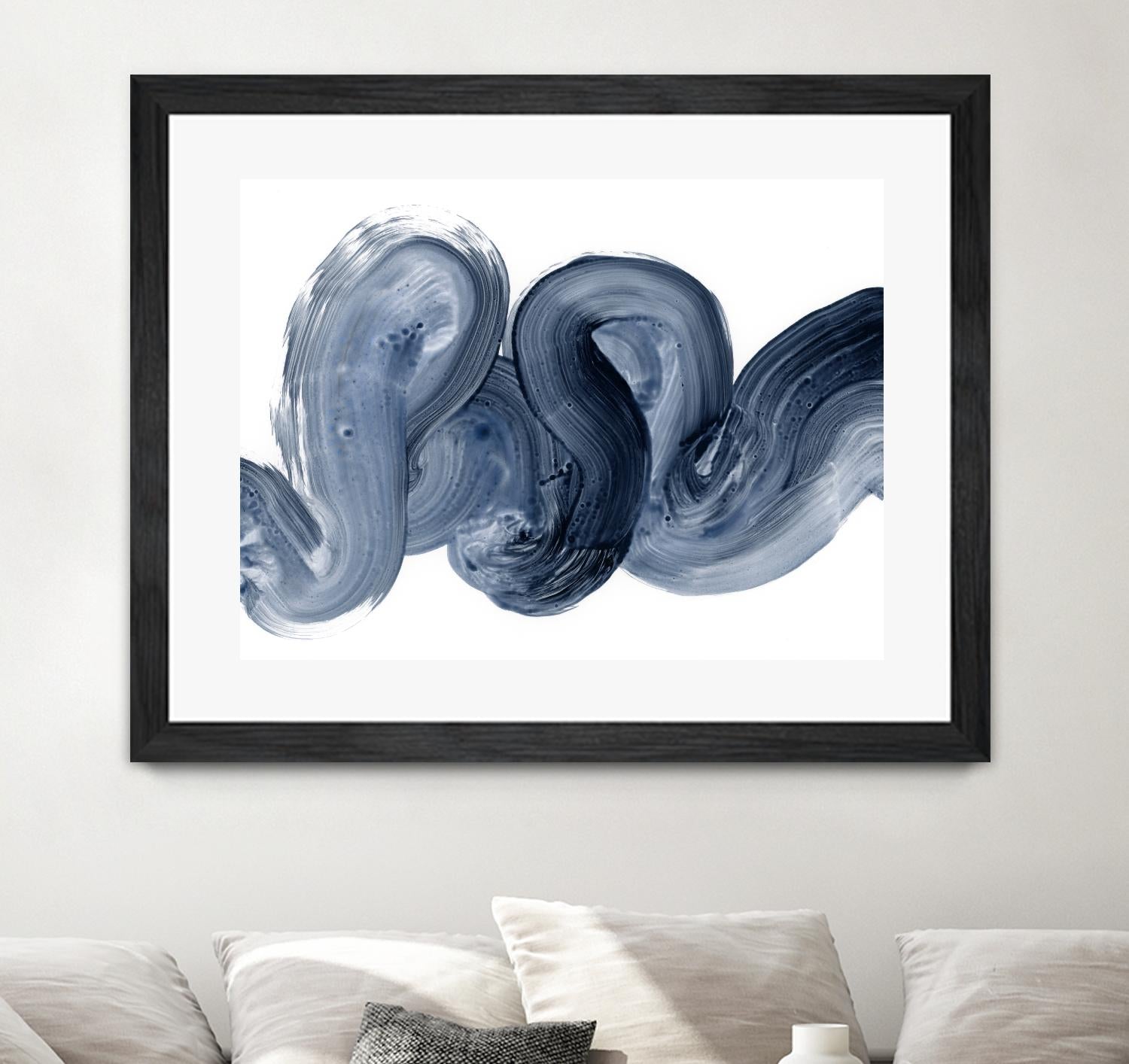 Offshore I by Victoria Barnes on GIANT ART - blue abstract abstract