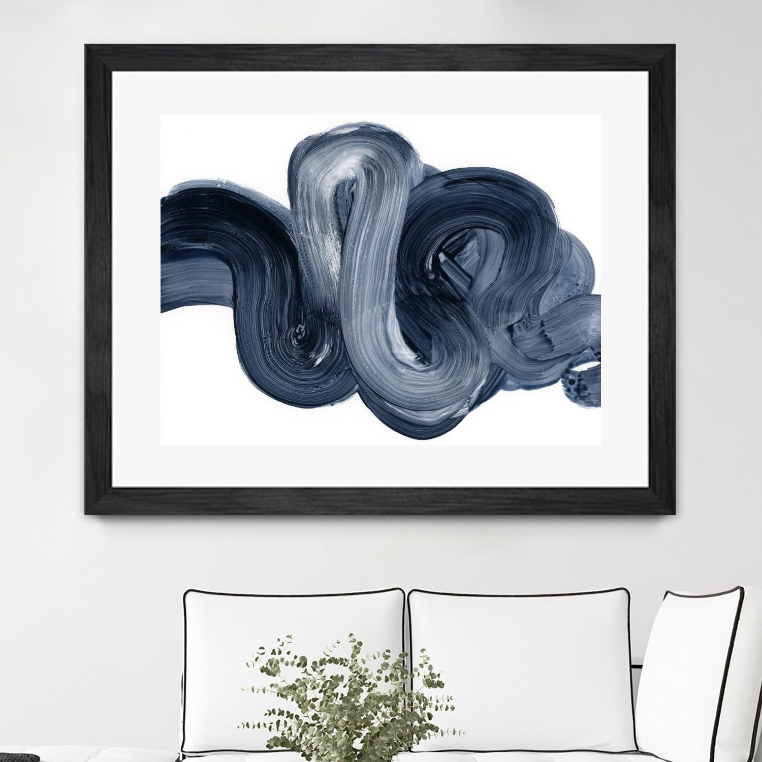 Offshore II by Victoria Barnes on GIANT ART - grey abstract abstract