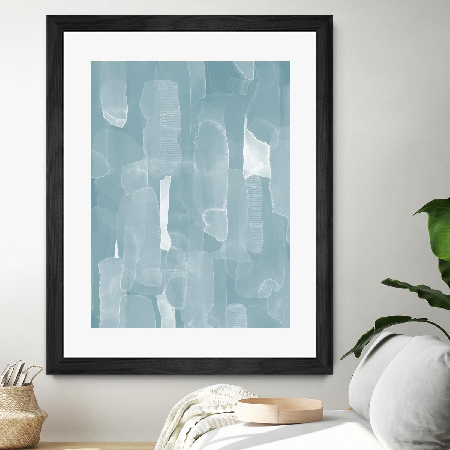 Smoke Stack I by Grace Popp on GIANT ART - blue abstract abstract