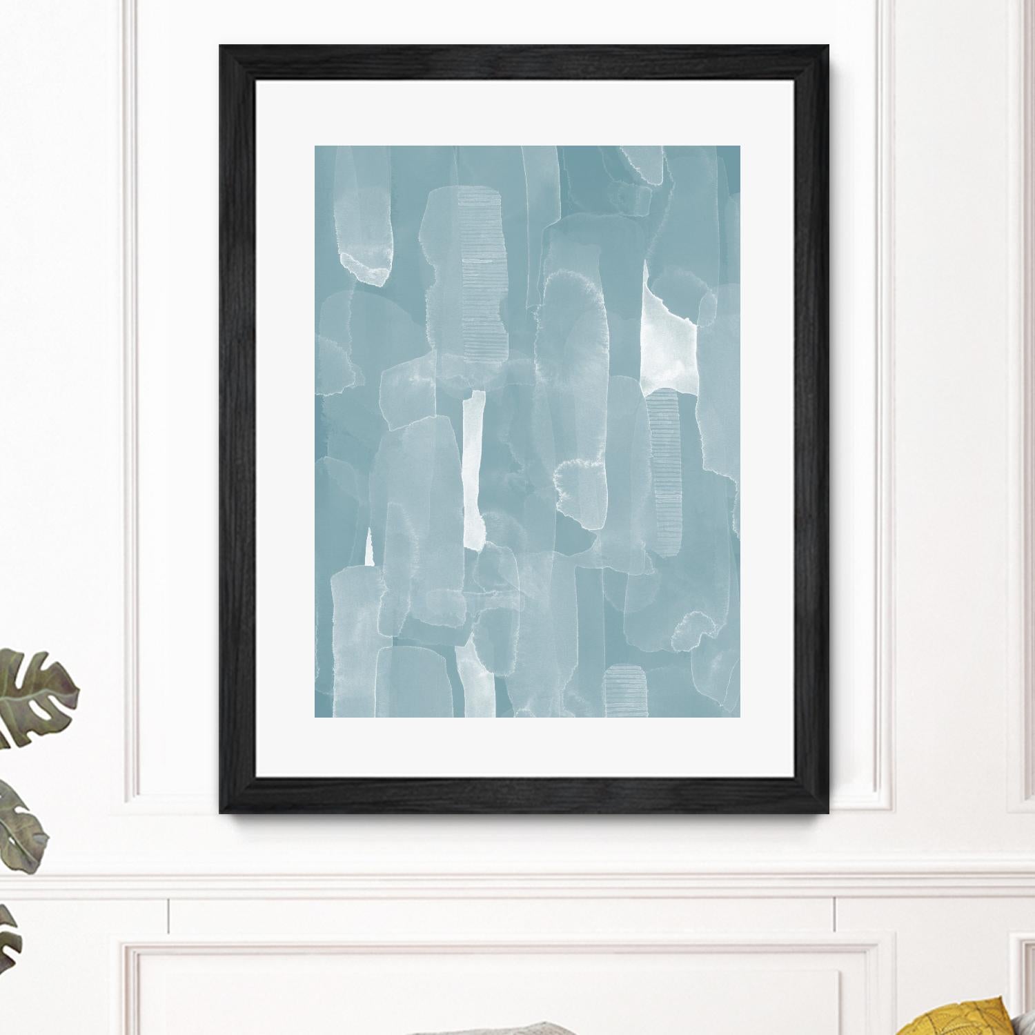 Smoke Stack I by Grace Popp on GIANT ART - blue abstract abstract