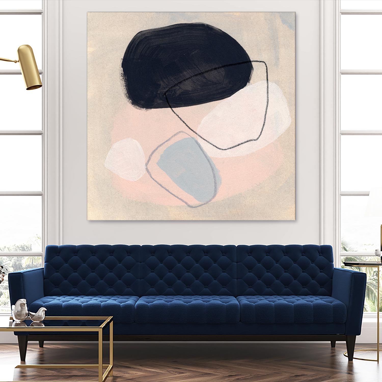 Keystone II by June Vess on GIANT ART - pink abstract abstract