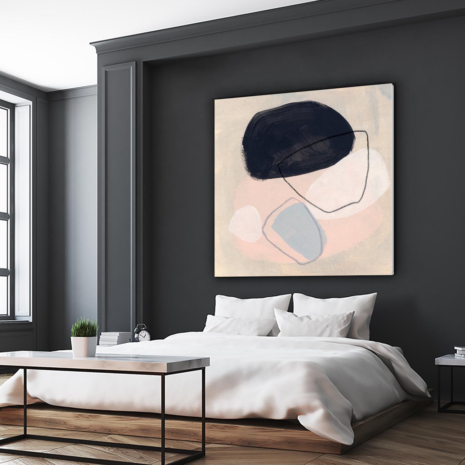 Keystone II by June Vess on GIANT ART - pink abstract abstract