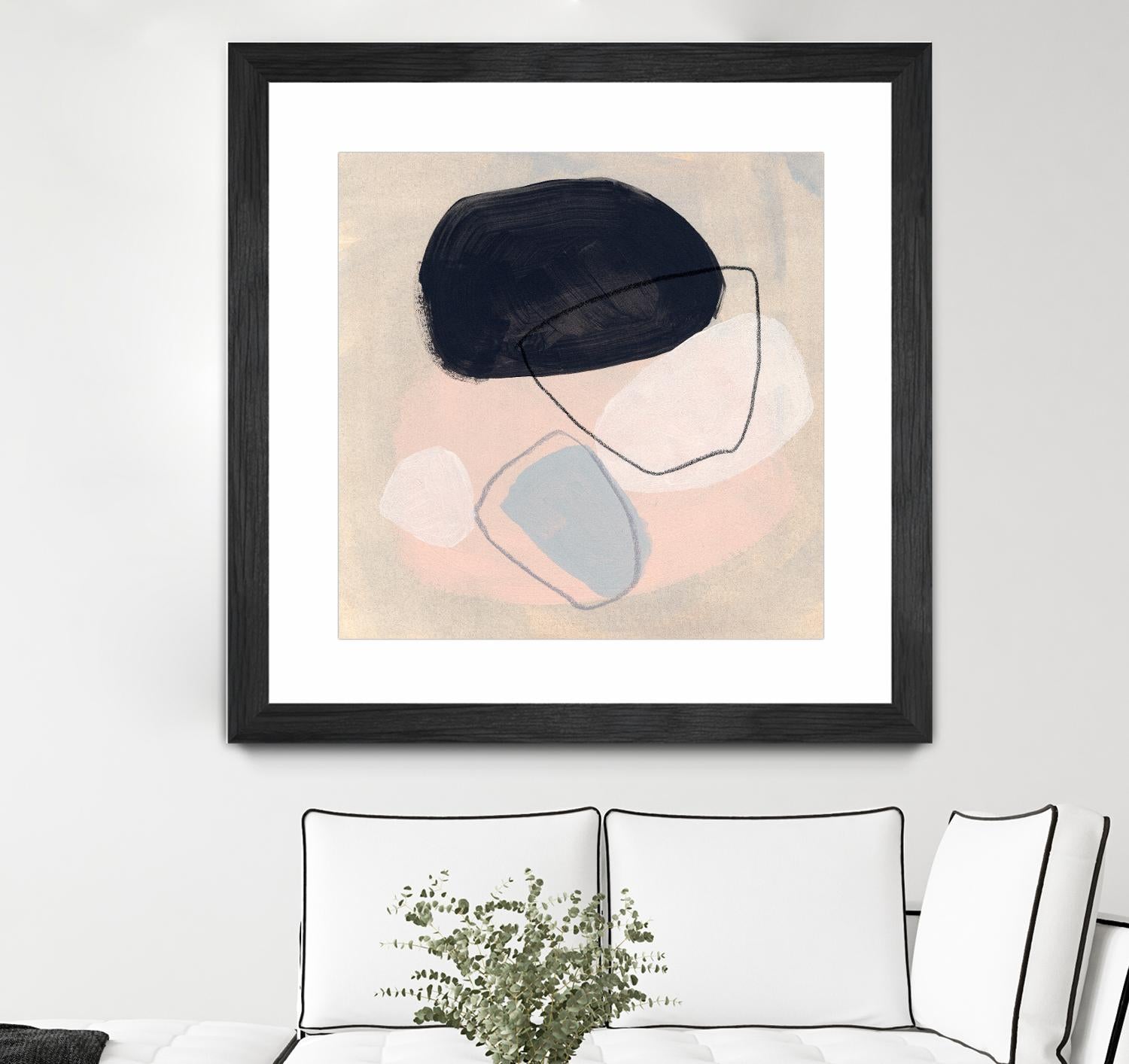 Keystone II by June Vess on GIANT ART - pink abstract abstract