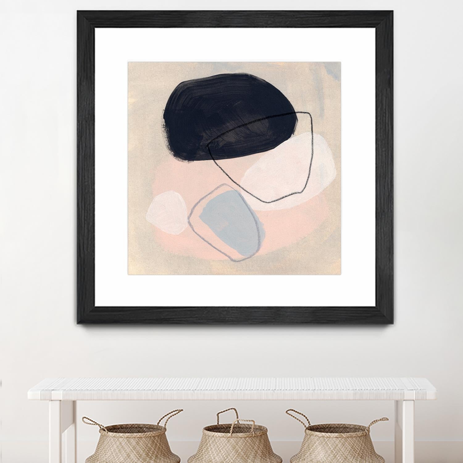 Keystone II by June Vess on GIANT ART - pink abstract abstract