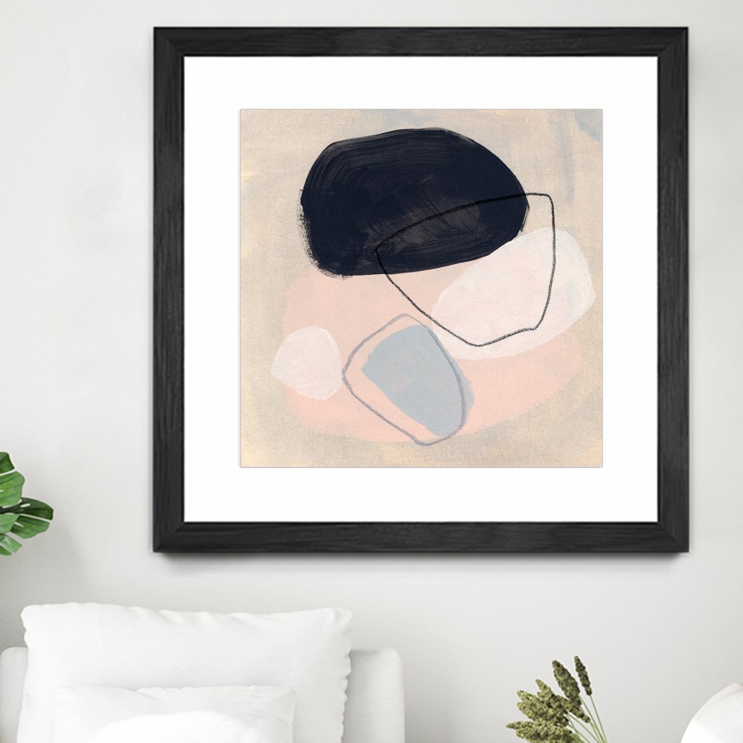 Keystone II by June Vess on GIANT ART - pink abstract abstract