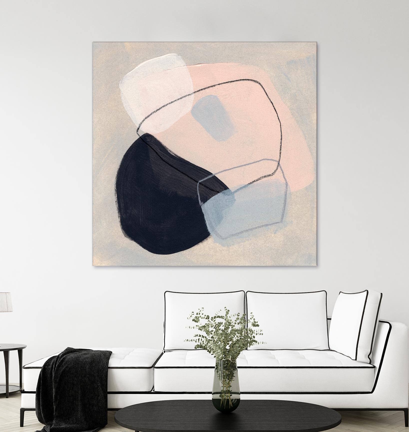 Keystone III by June Vess on GIANT ART - beige abstract abstract