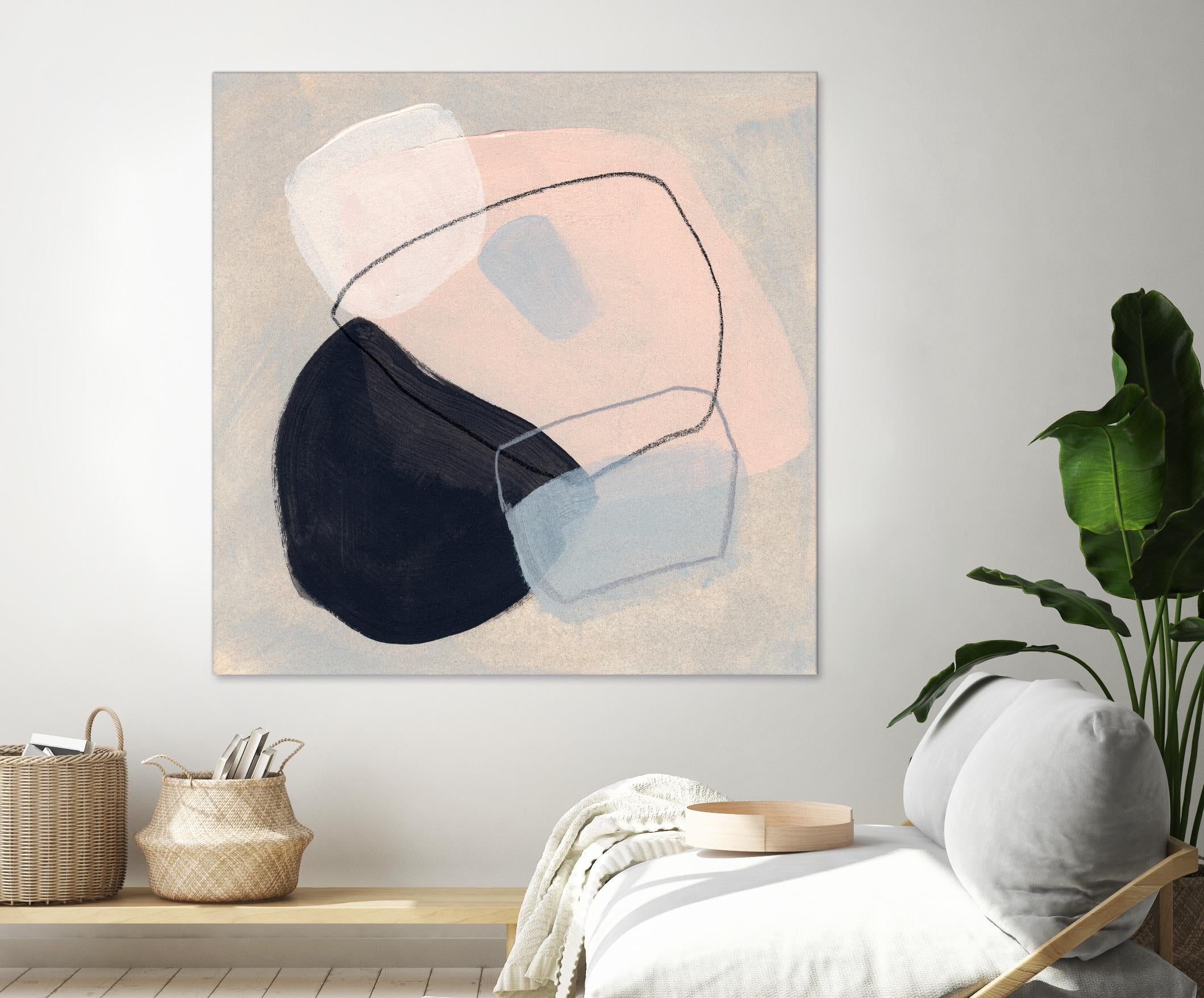 Keystone III by June Vess on GIANT ART - beige abstract abstract