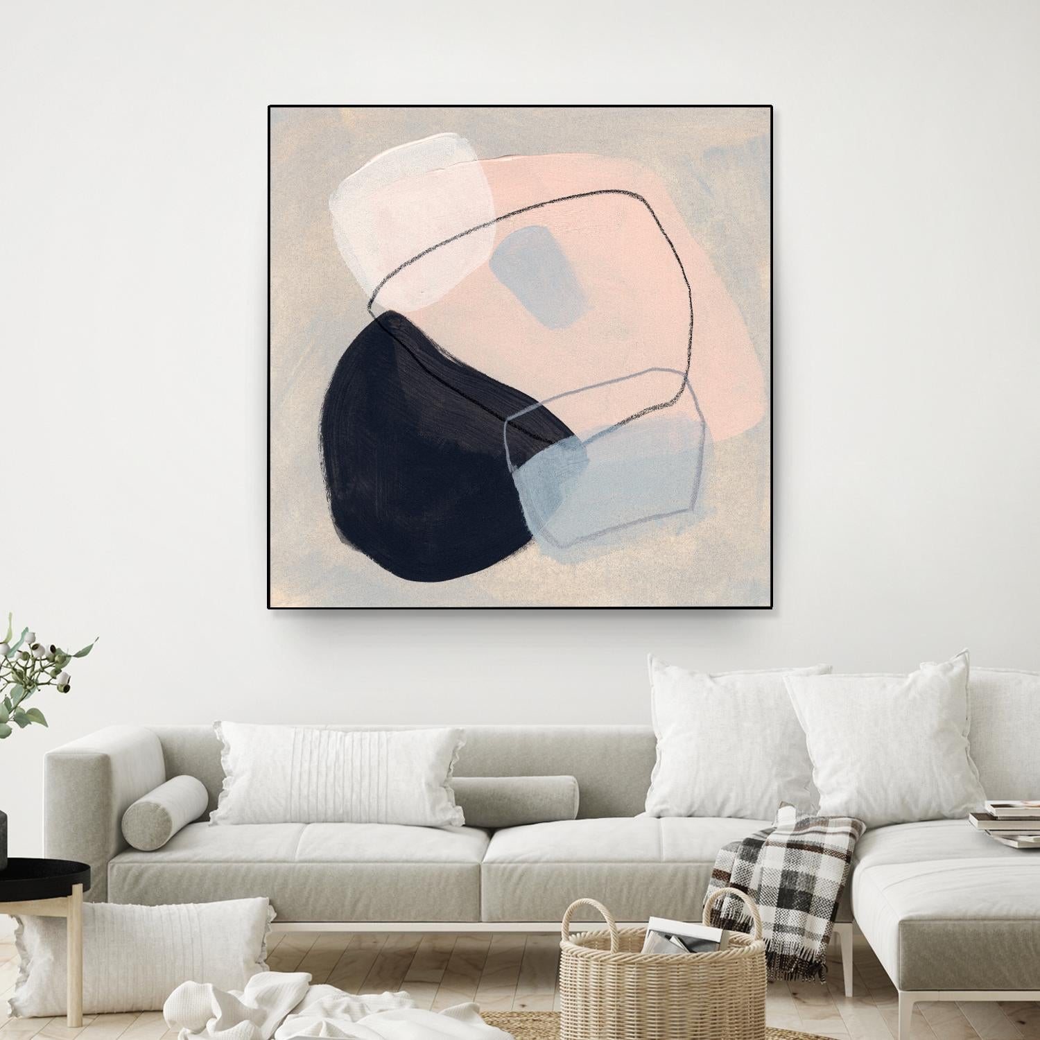 Keystone III by June Vess on GIANT ART - beige abstract abstract