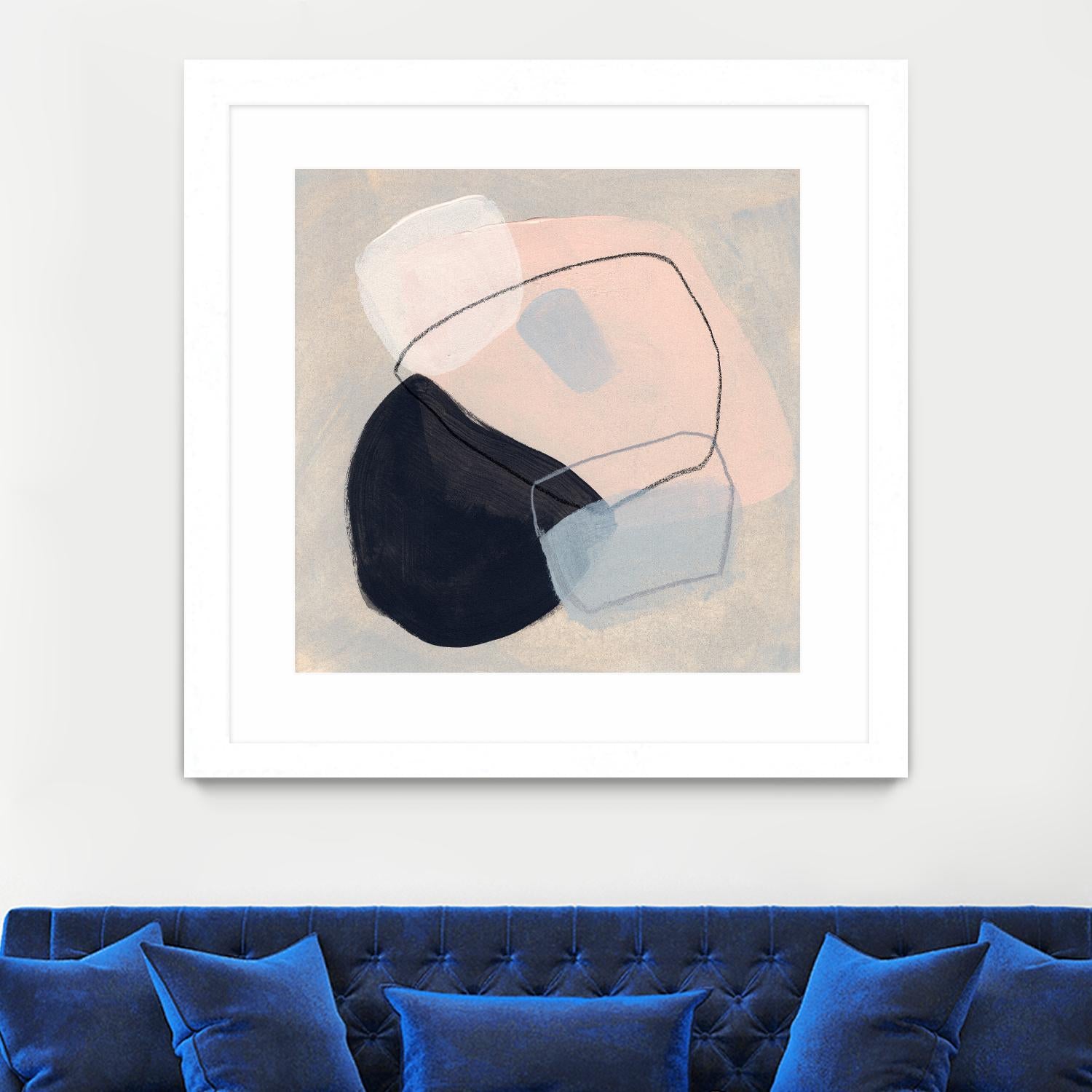 Keystone III by June Vess on GIANT ART - beige abstract abstract