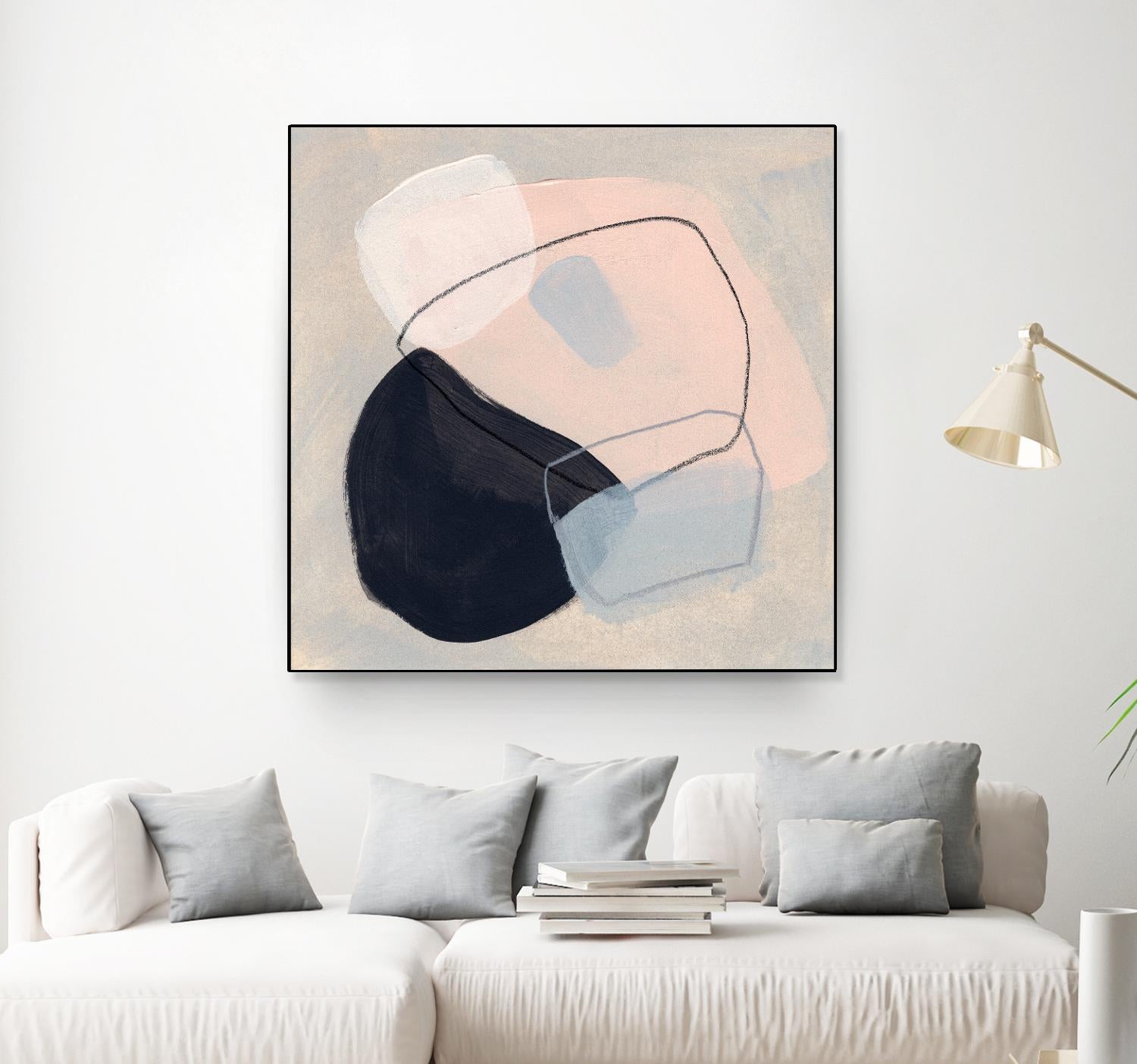 Keystone III by June Vess on GIANT ART - beige abstract abstract