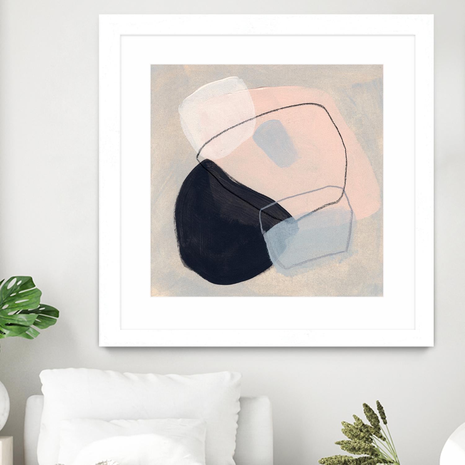 Keystone III by June Vess on GIANT ART - beige abstract abstract