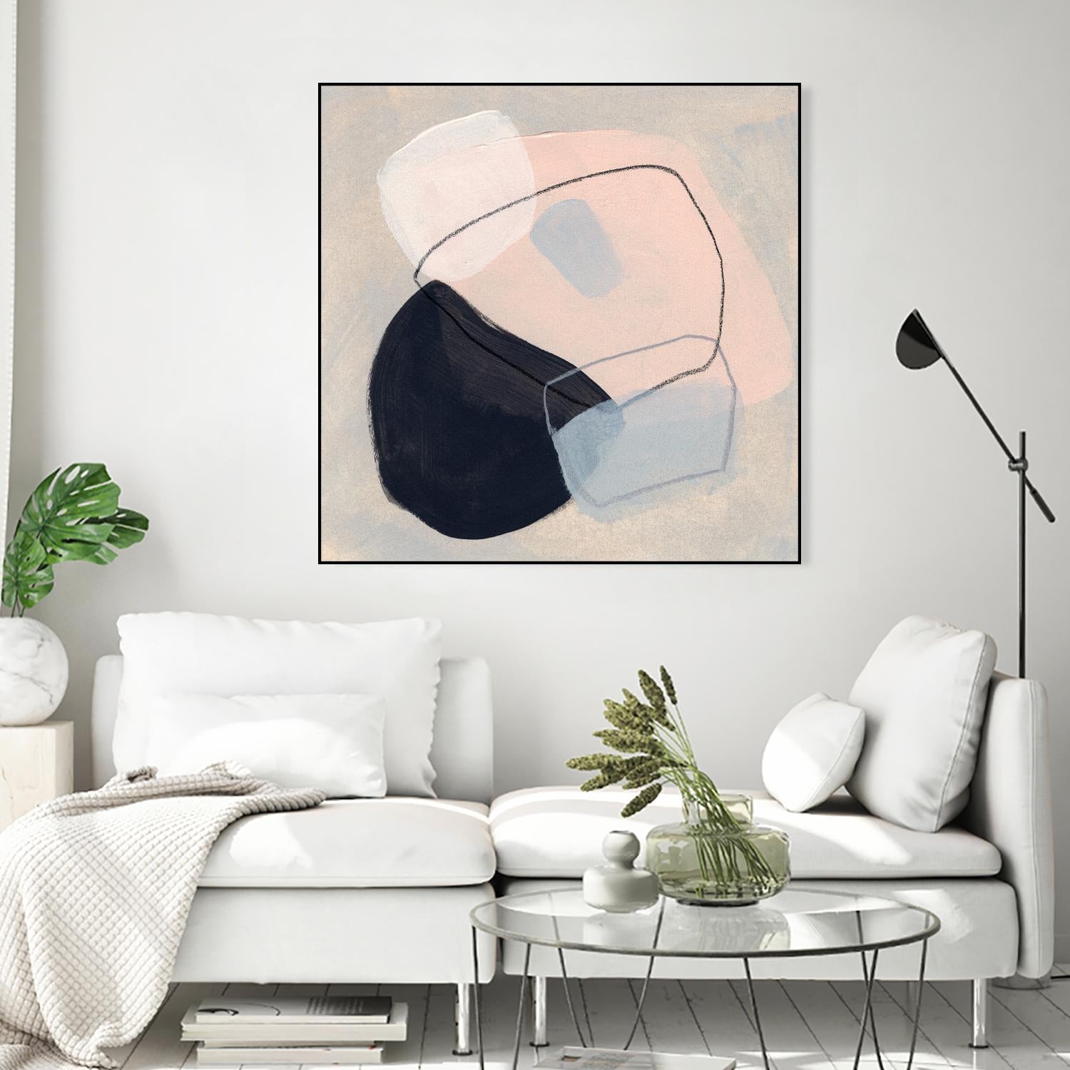 Keystone III by June Vess on GIANT ART - beige abstract abstract