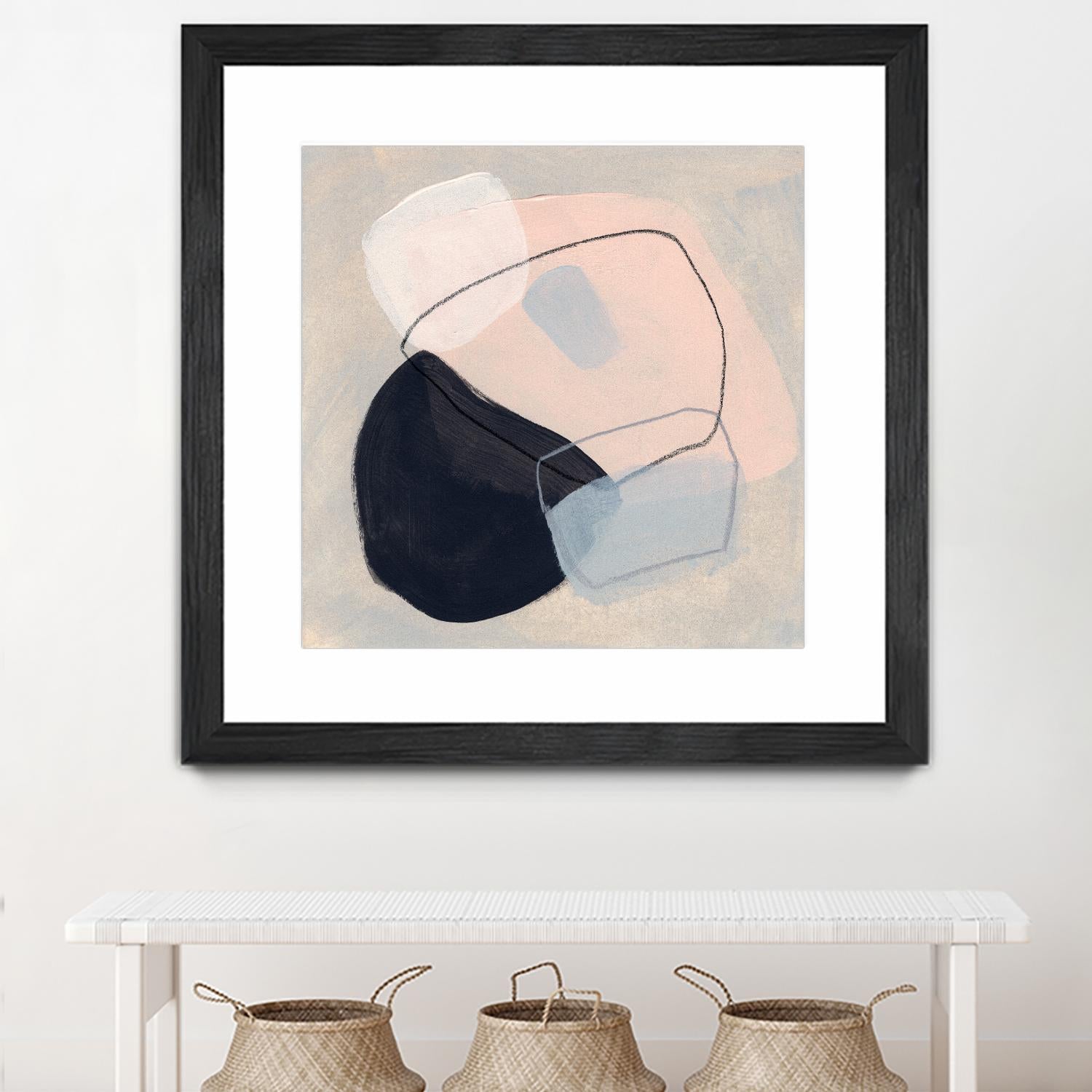 Keystone III by June Vess on GIANT ART - beige abstract abstract