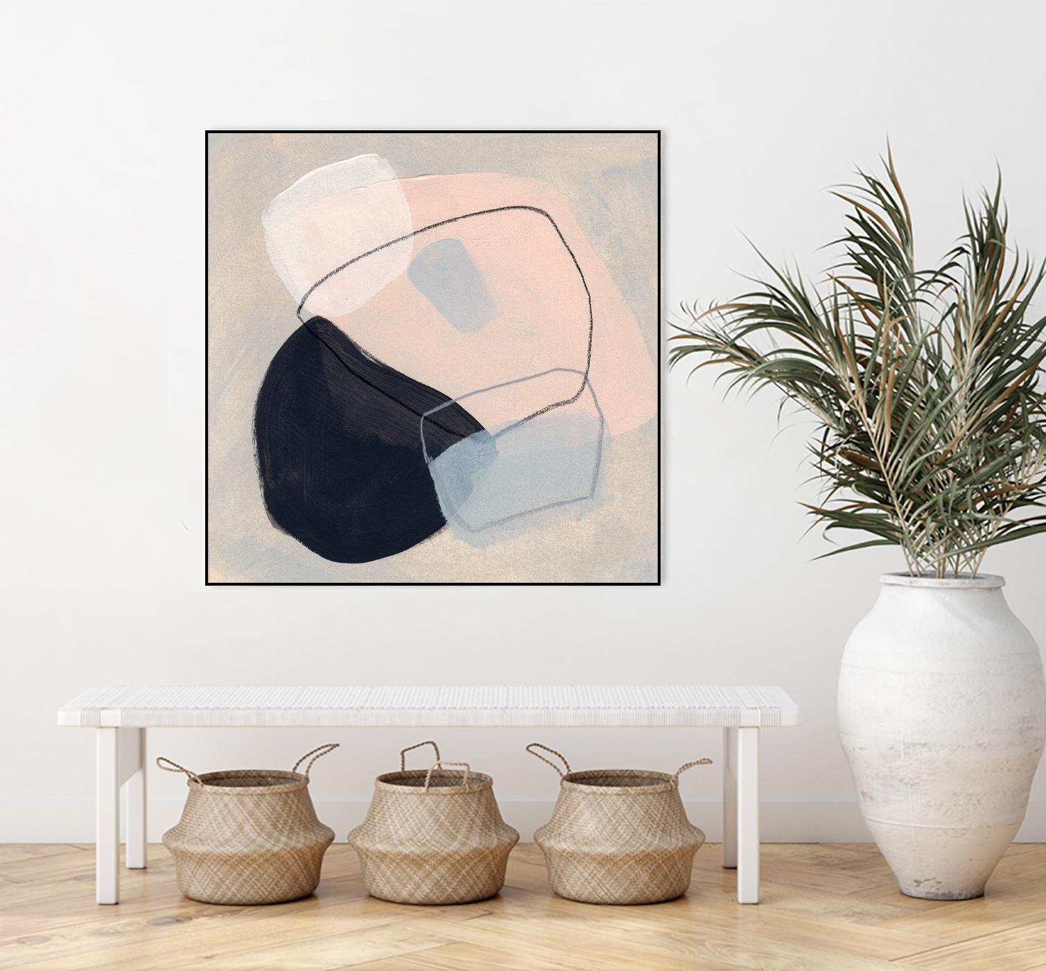 Keystone III by June Vess on GIANT ART - beige abstract abstract