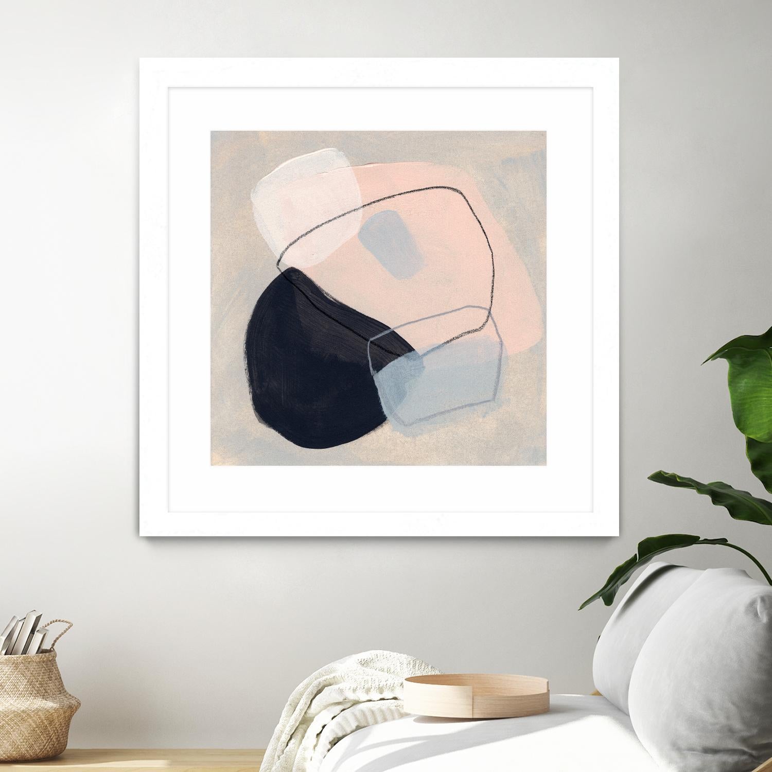 Keystone III by June Vess on GIANT ART - beige abstract abstract