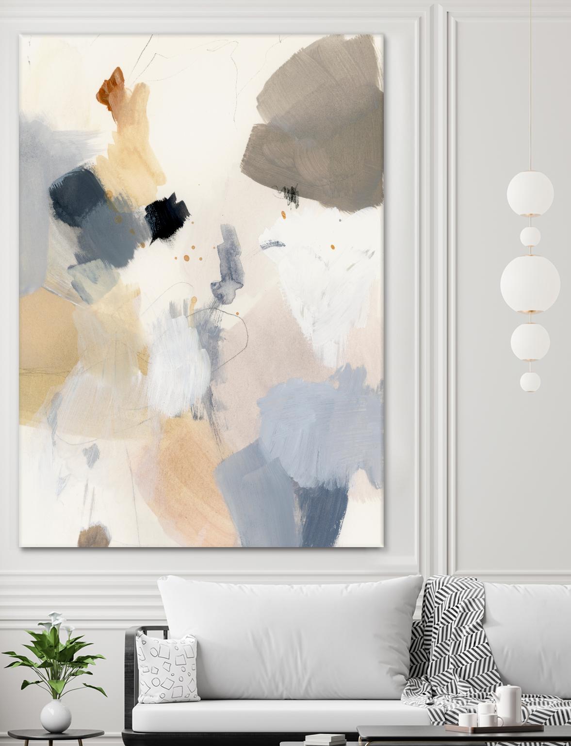 Neutral Scrawl II by Victoria Barnes on GIANT ART - grey abstract abstract
