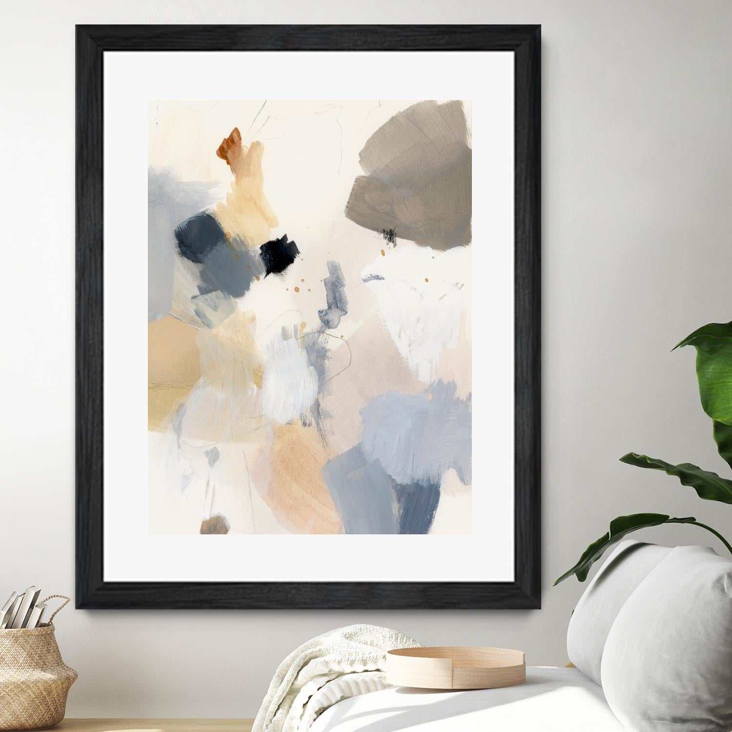 Neutral Scrawl II by Victoria Barnes on GIANT ART - grey abstract abstract